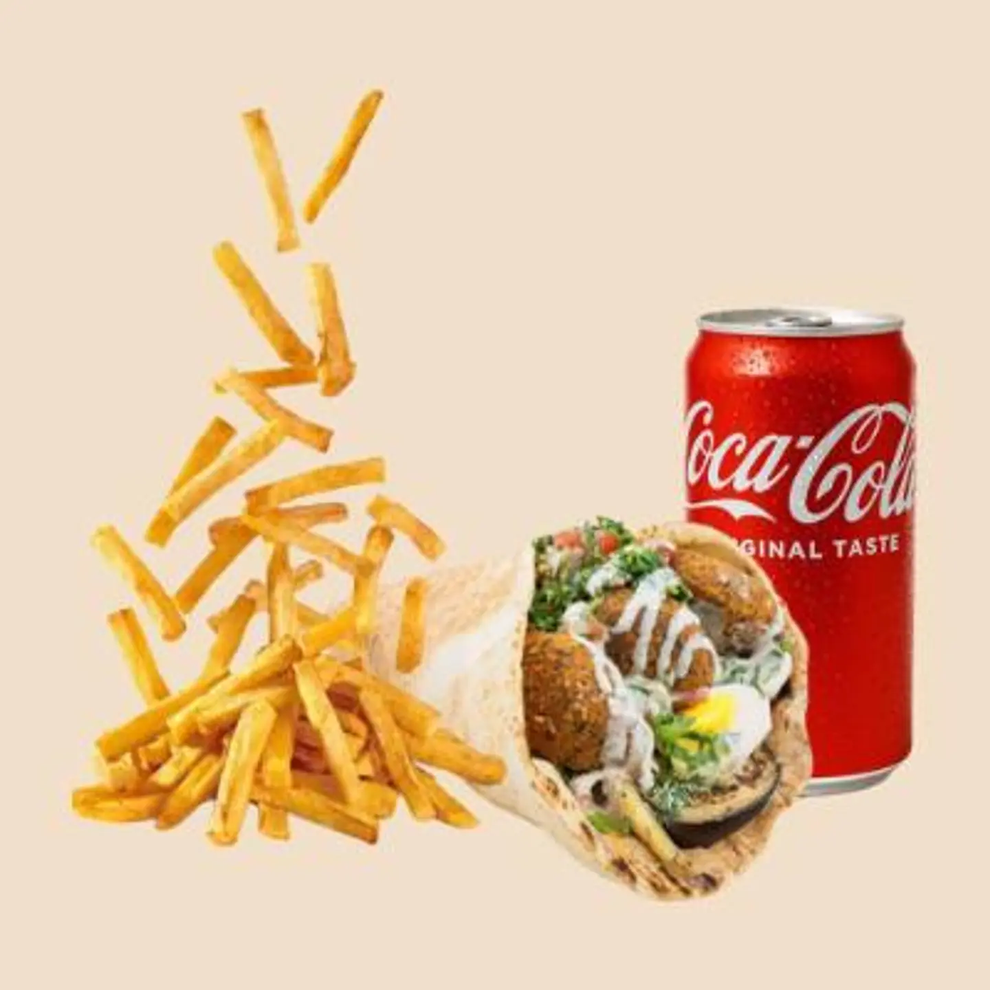 Falafel Sandwich Meal