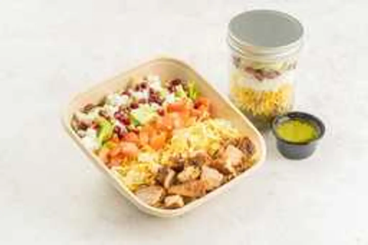 Pesto Pasta Salad Jar