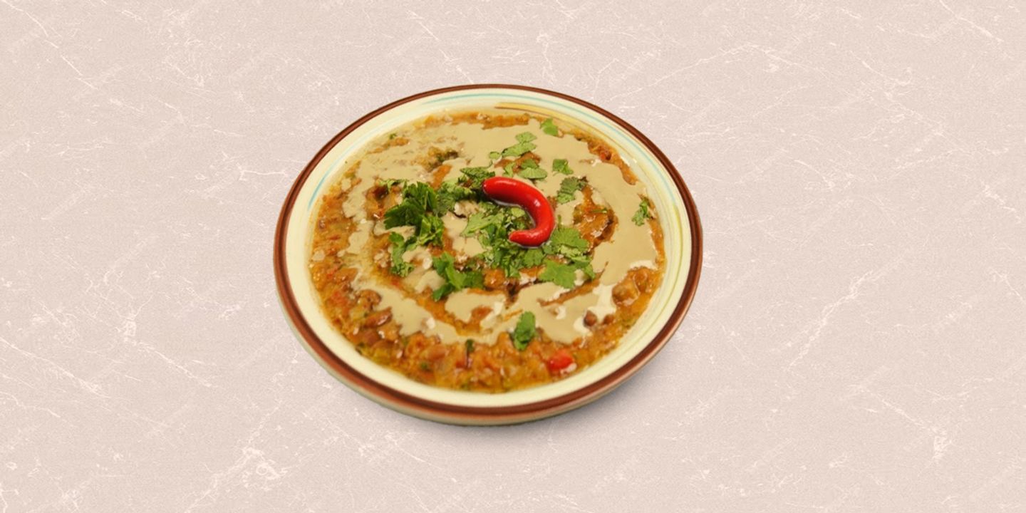 فول شامي بالطحينة