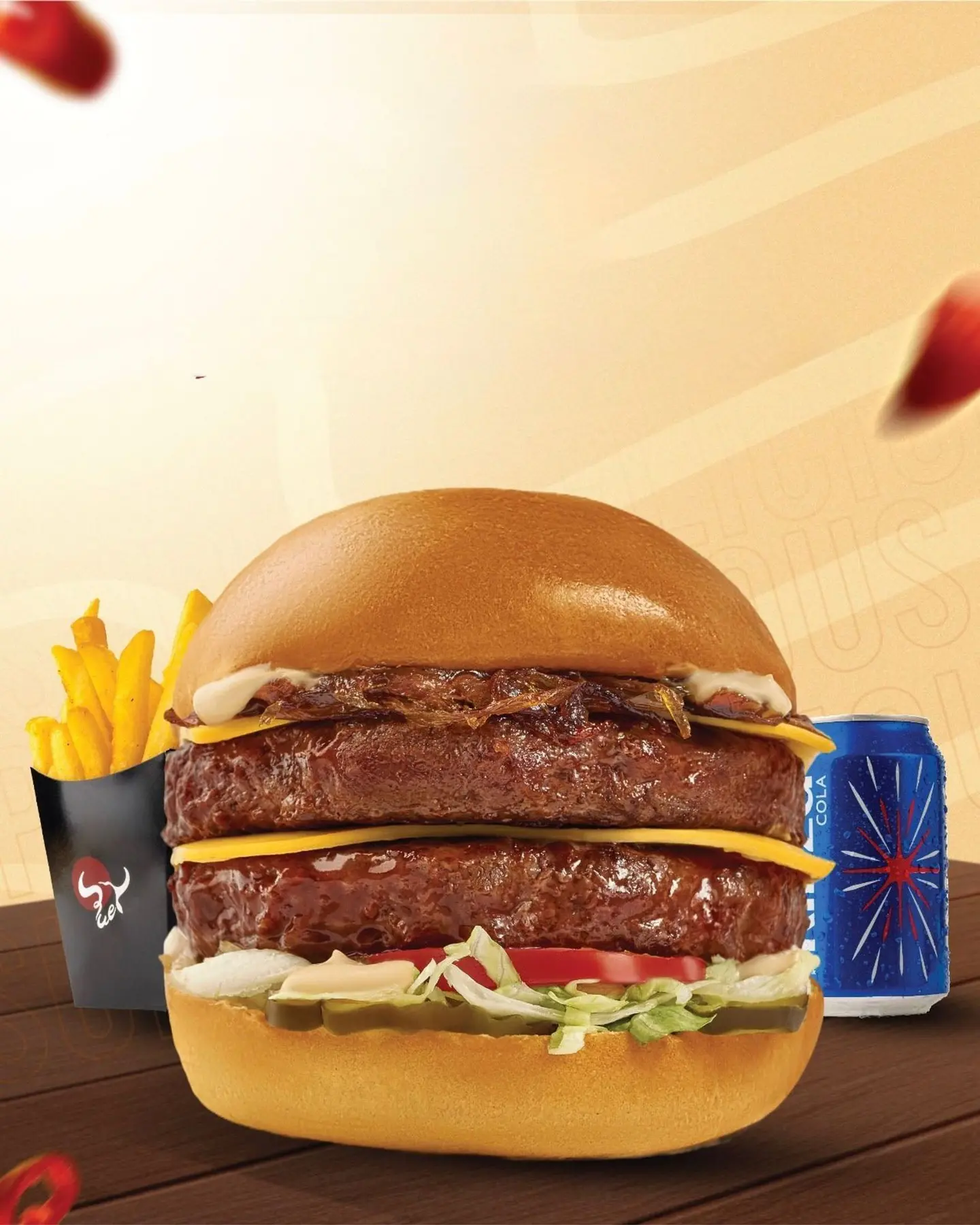 Smash Wagyu Burger Meal