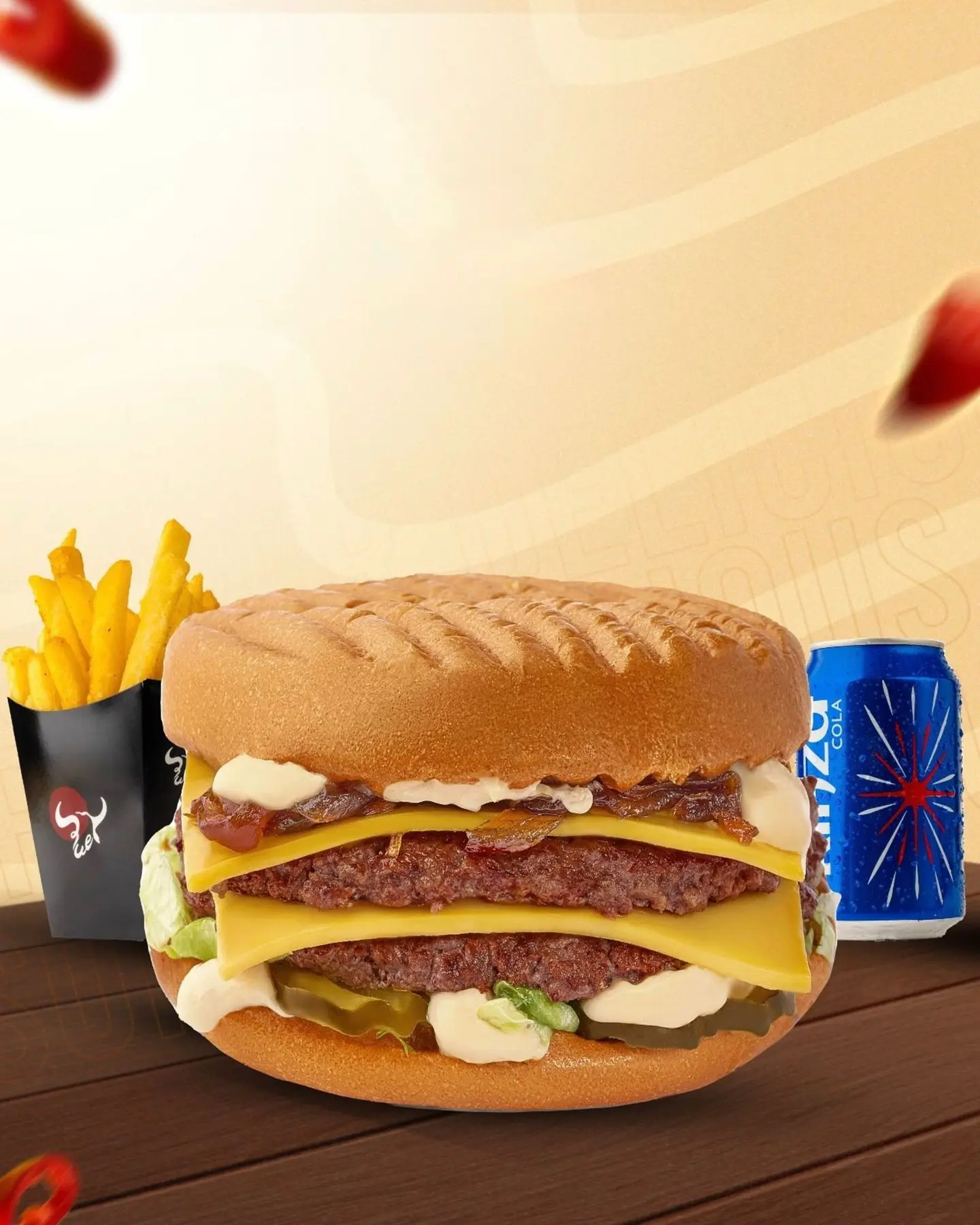 Smash Wagyu Burger Meal