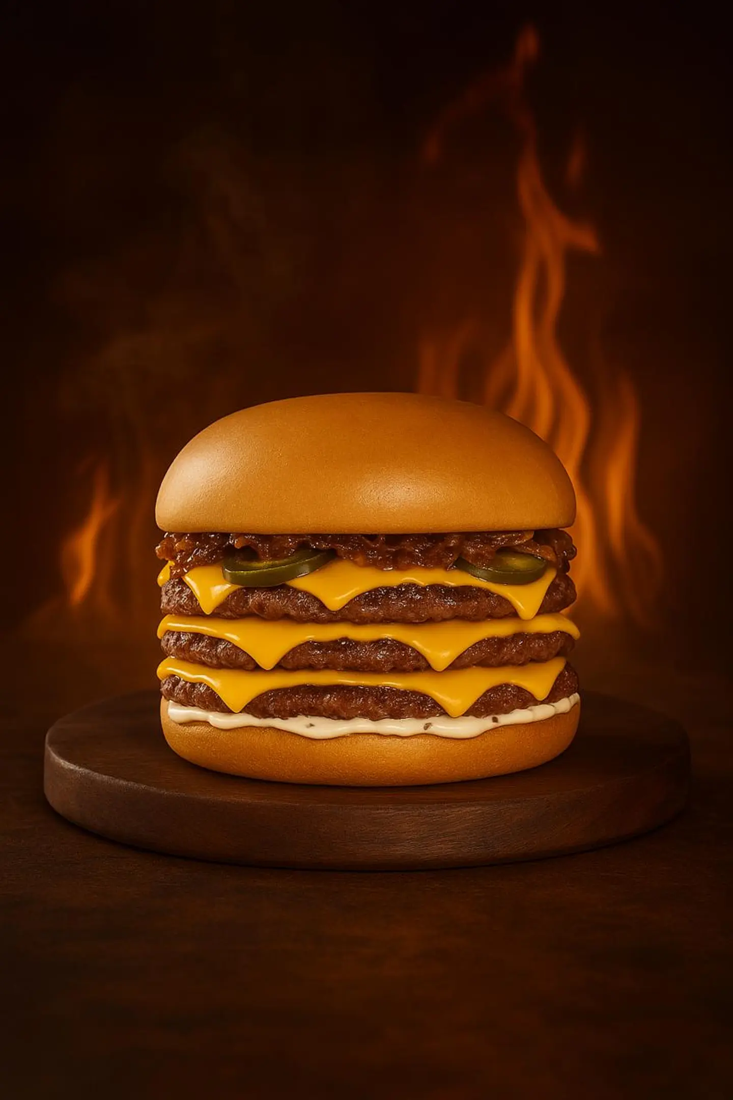 Classic Smashed Wagyu Burger (Triple)