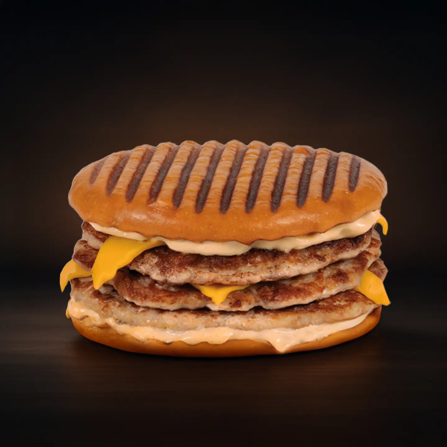 Smashed Chicken Burger (Triple)