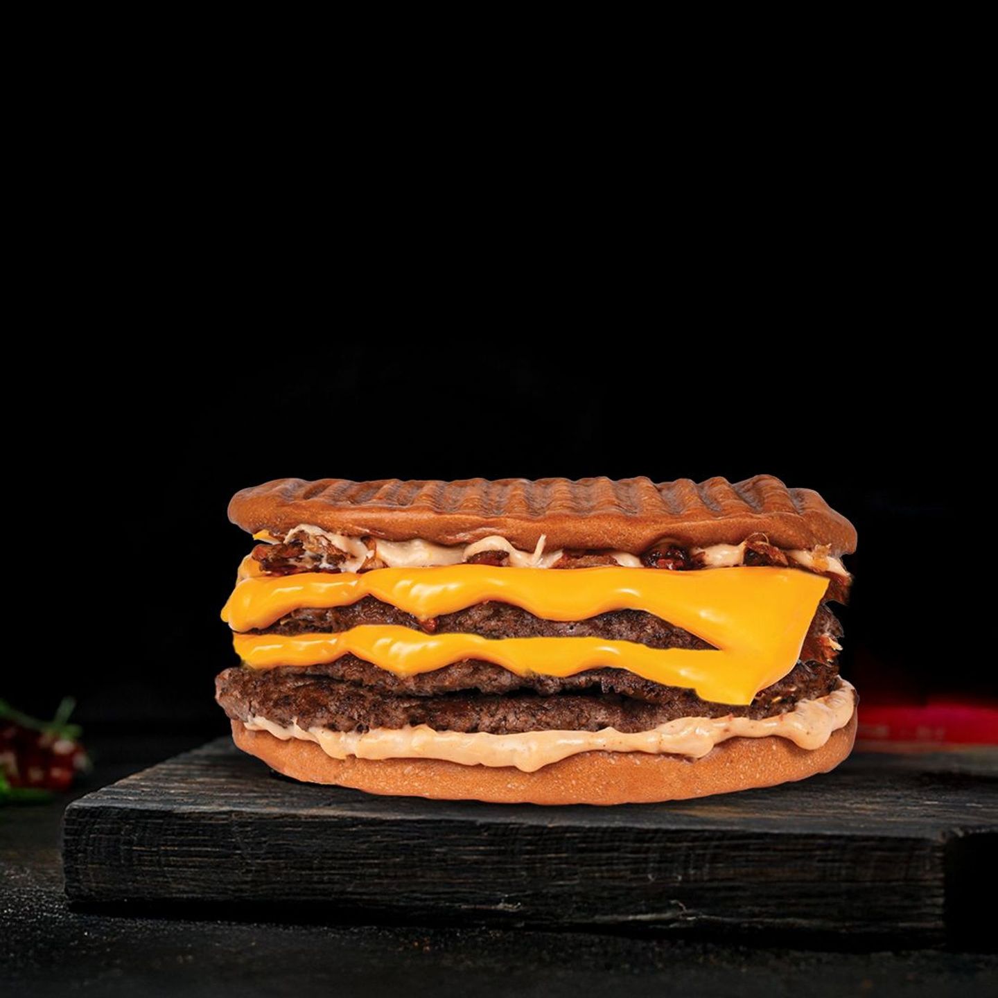 Smashed Wagyu Burger (Tripple) 180 Gr