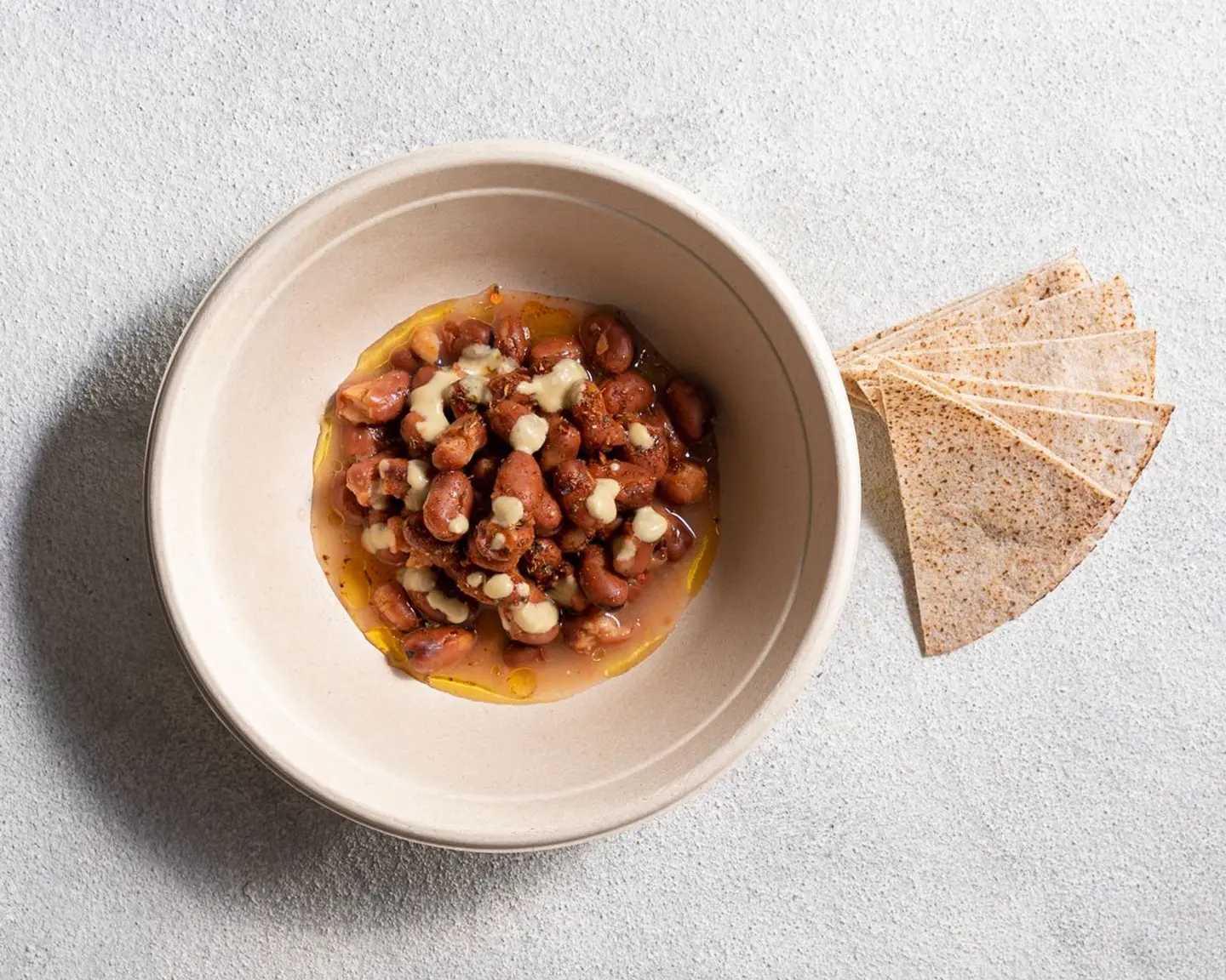 Fava Beans With Grilled Tomato