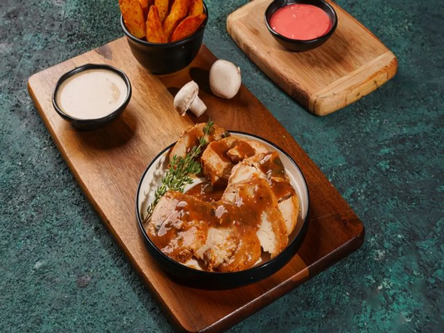 دجاج بالماشروم