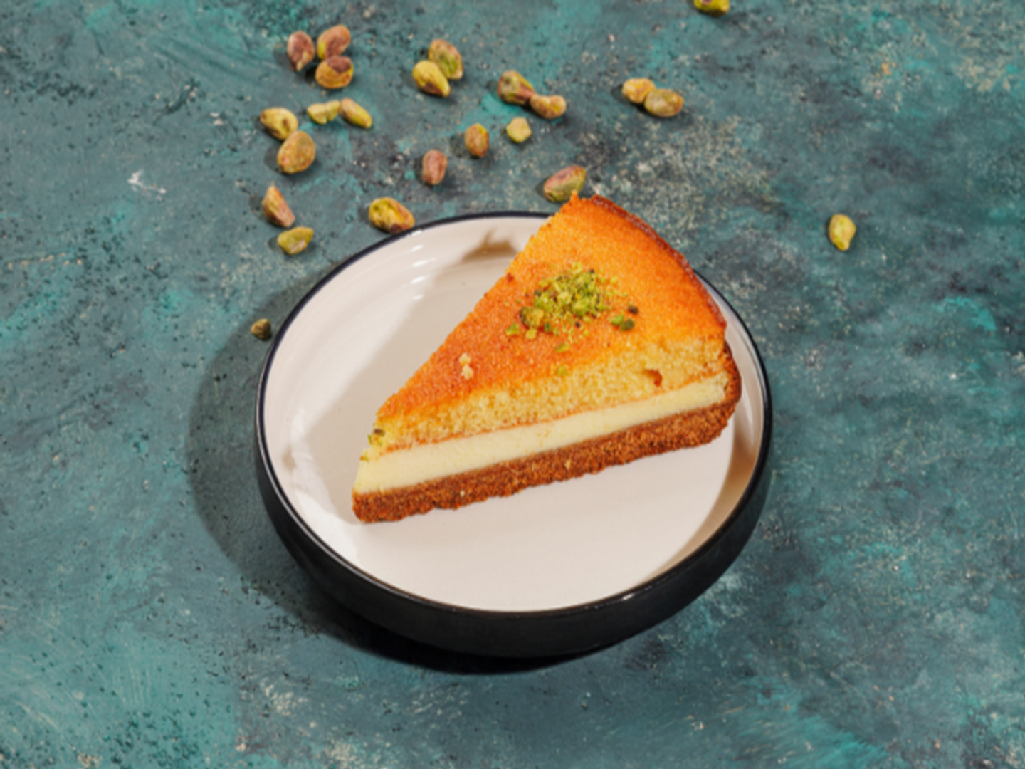 Basbousa Cheesecake