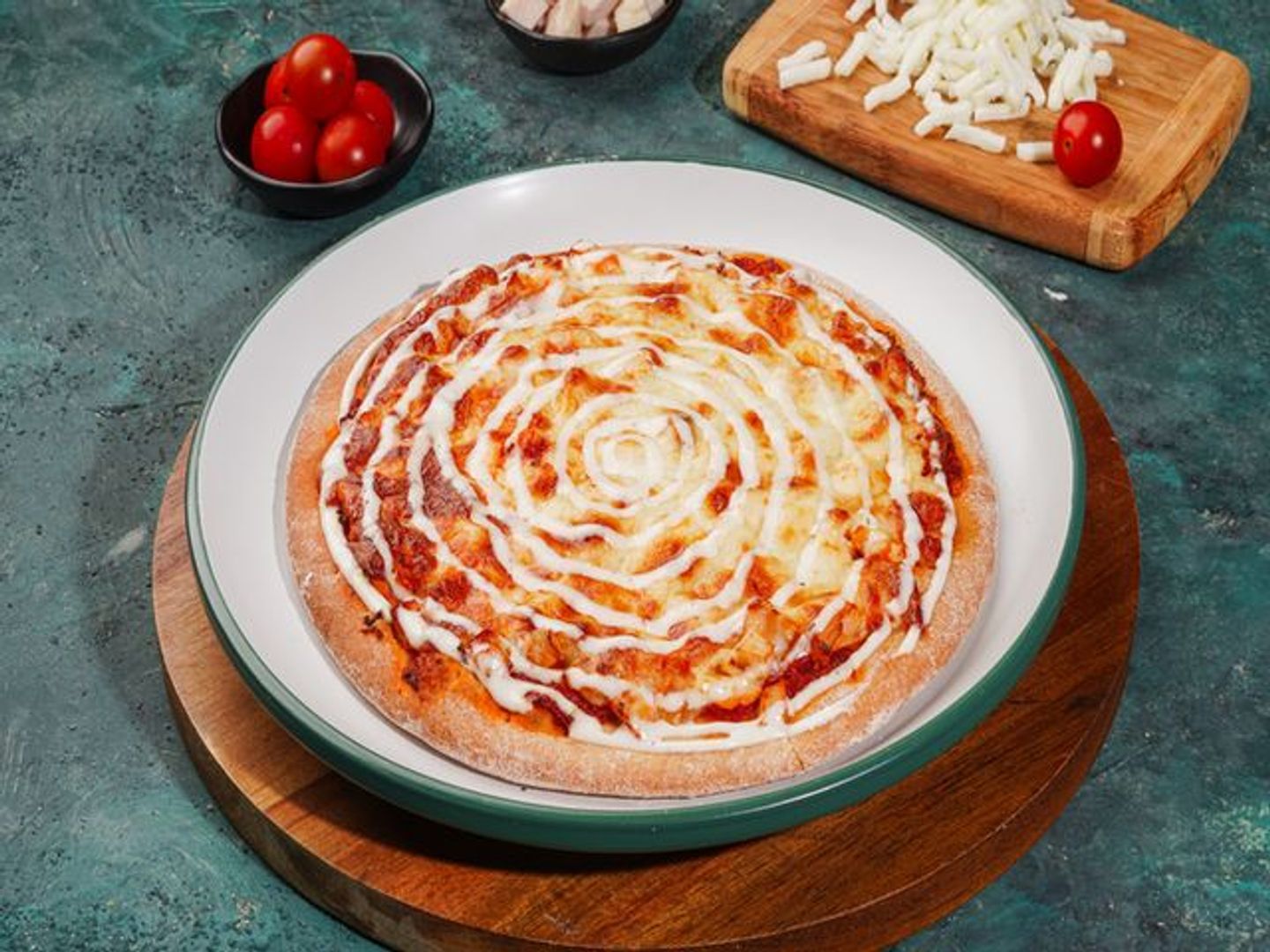 Chicken Pizza With Ranch Sauce