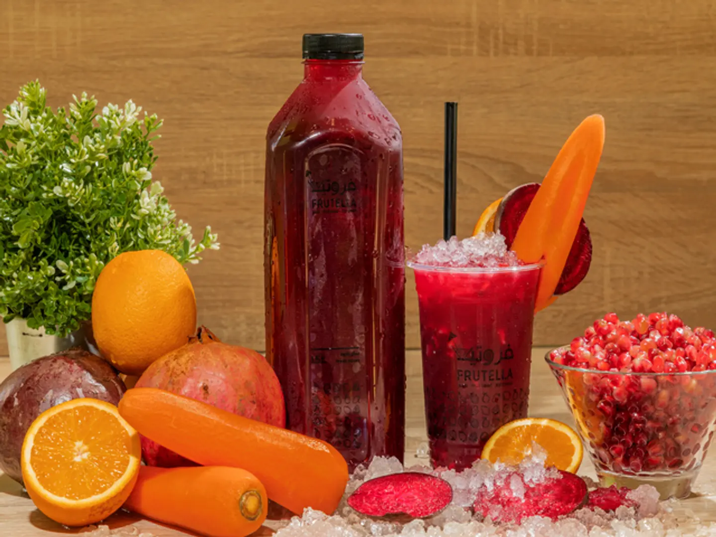 Pomegranate, Beetroot, Carrot And Orange Medium
