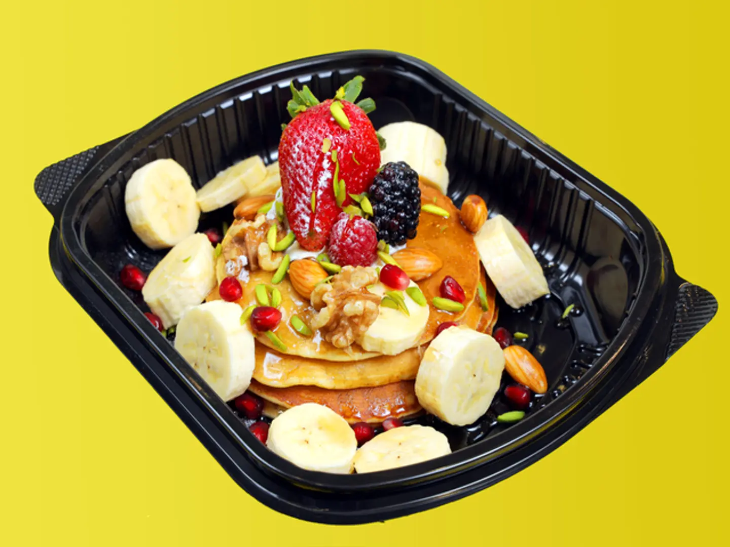 Pancake Walnut, Banana And Almond