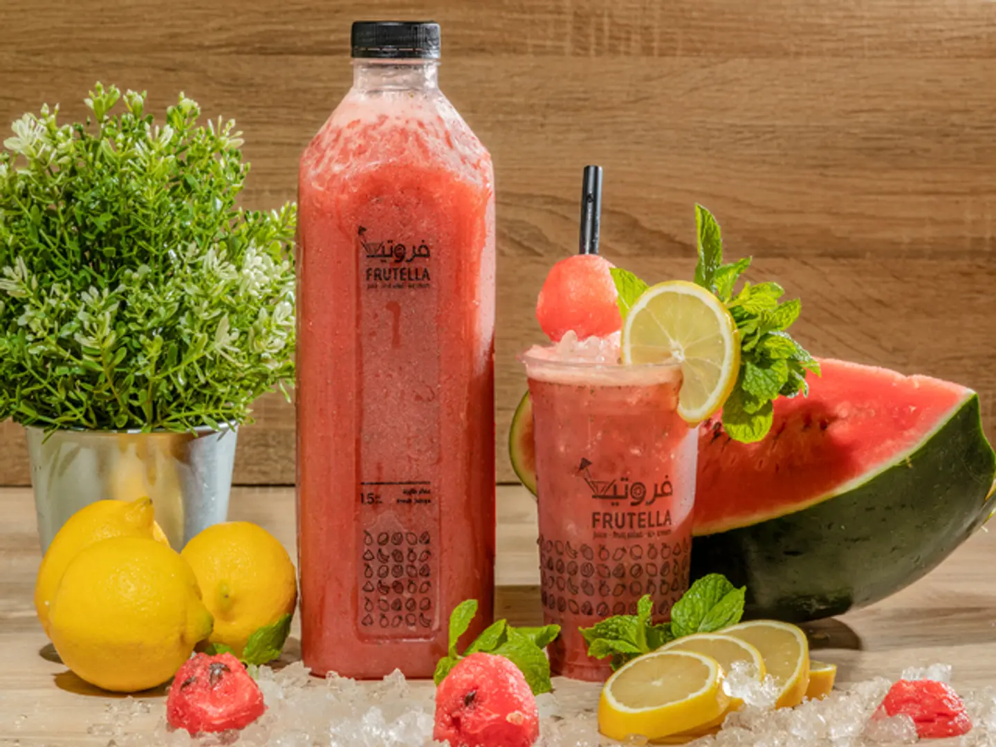 Watermelon, Lemon And Mint 1.5 Liter