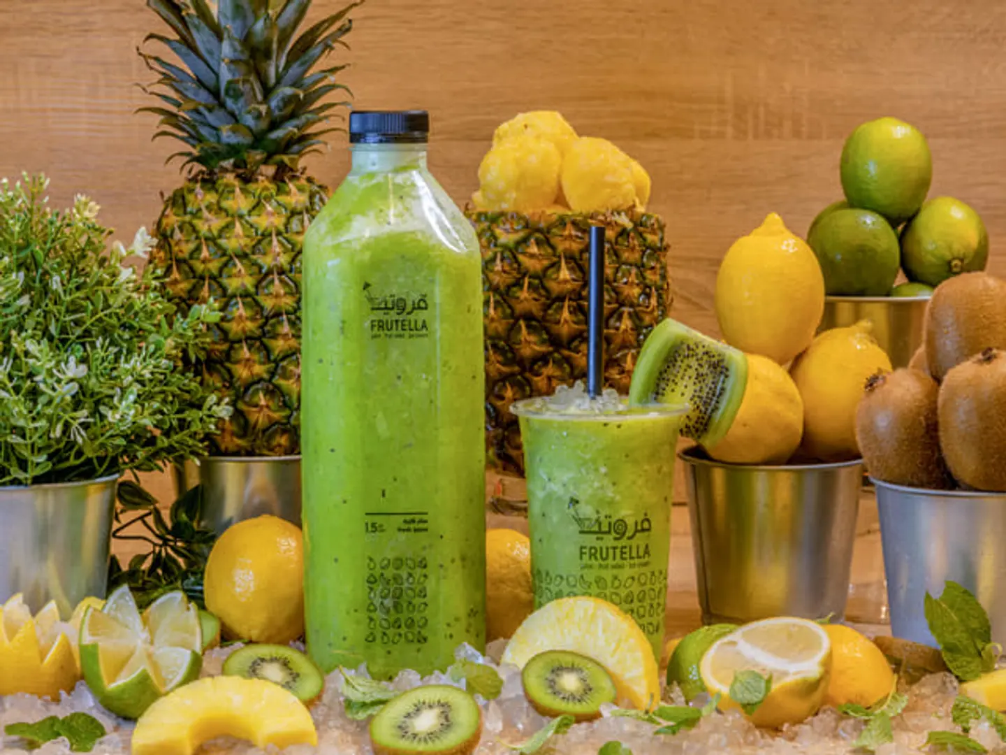 Pineapple Kiwi Lemon Mint 1 Liter