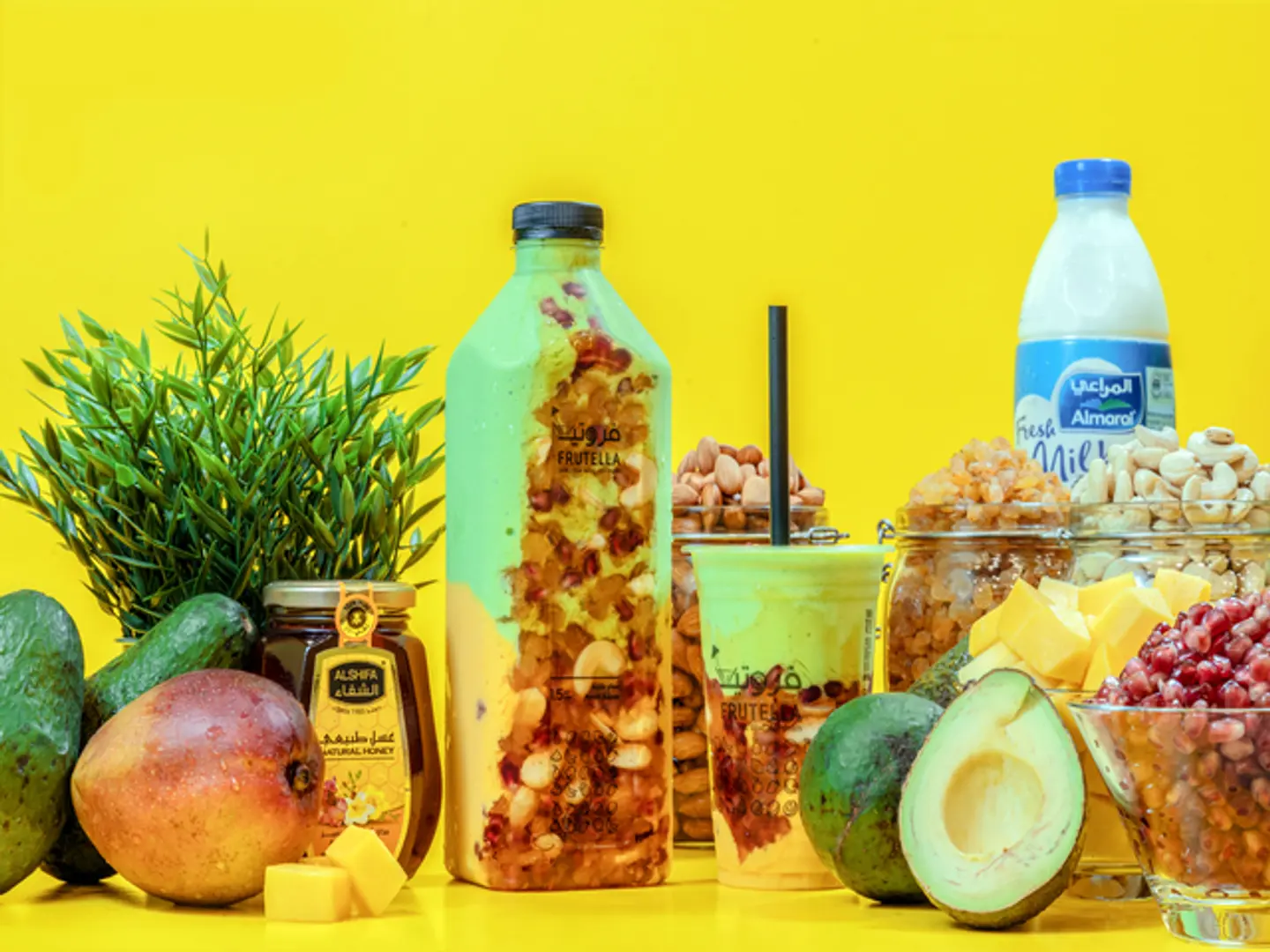 Avocado And Mango With Honey And Nuts 1 Liter