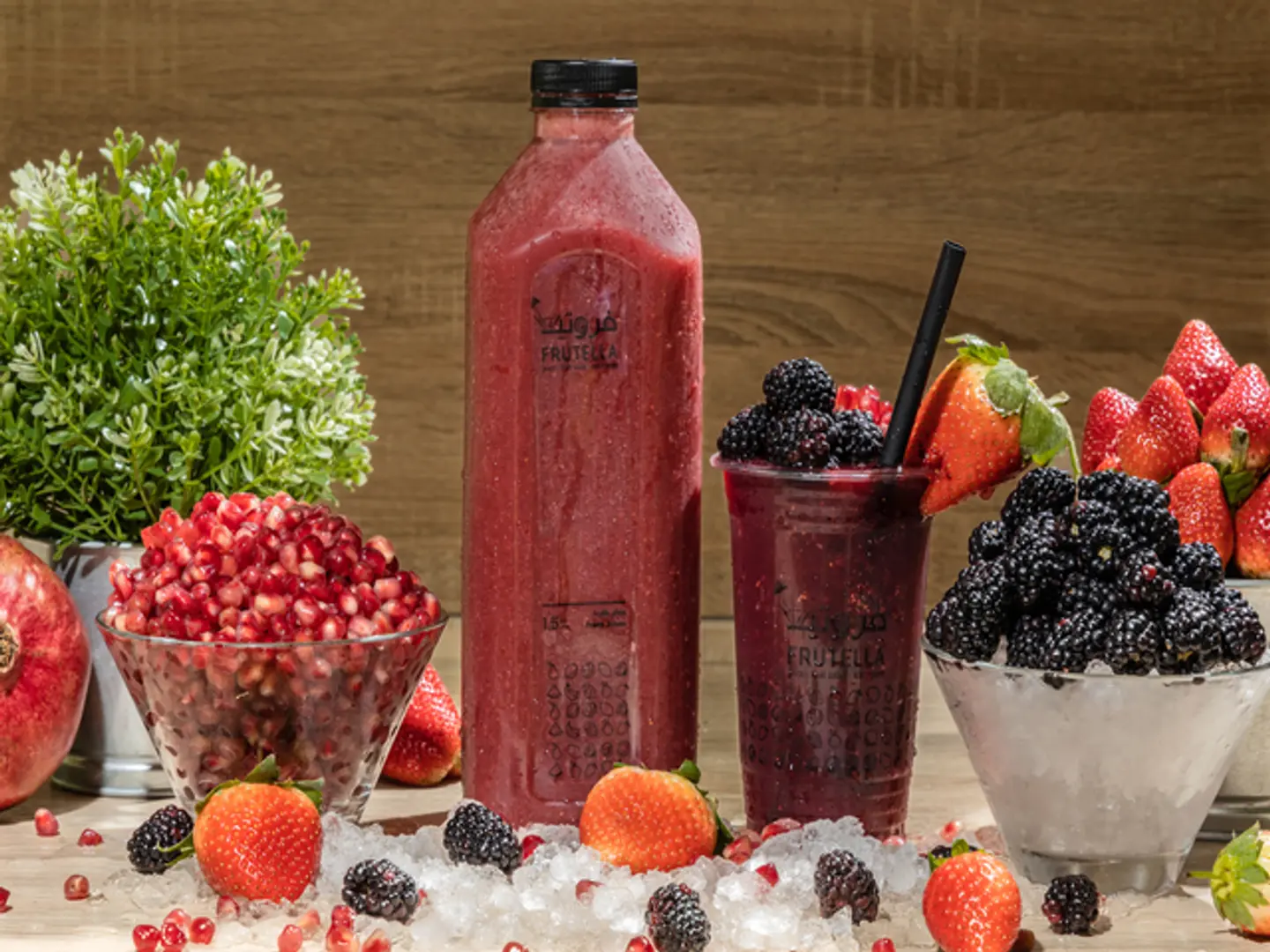 Pomegranate, Raspberry And Strawb 1 Litererry