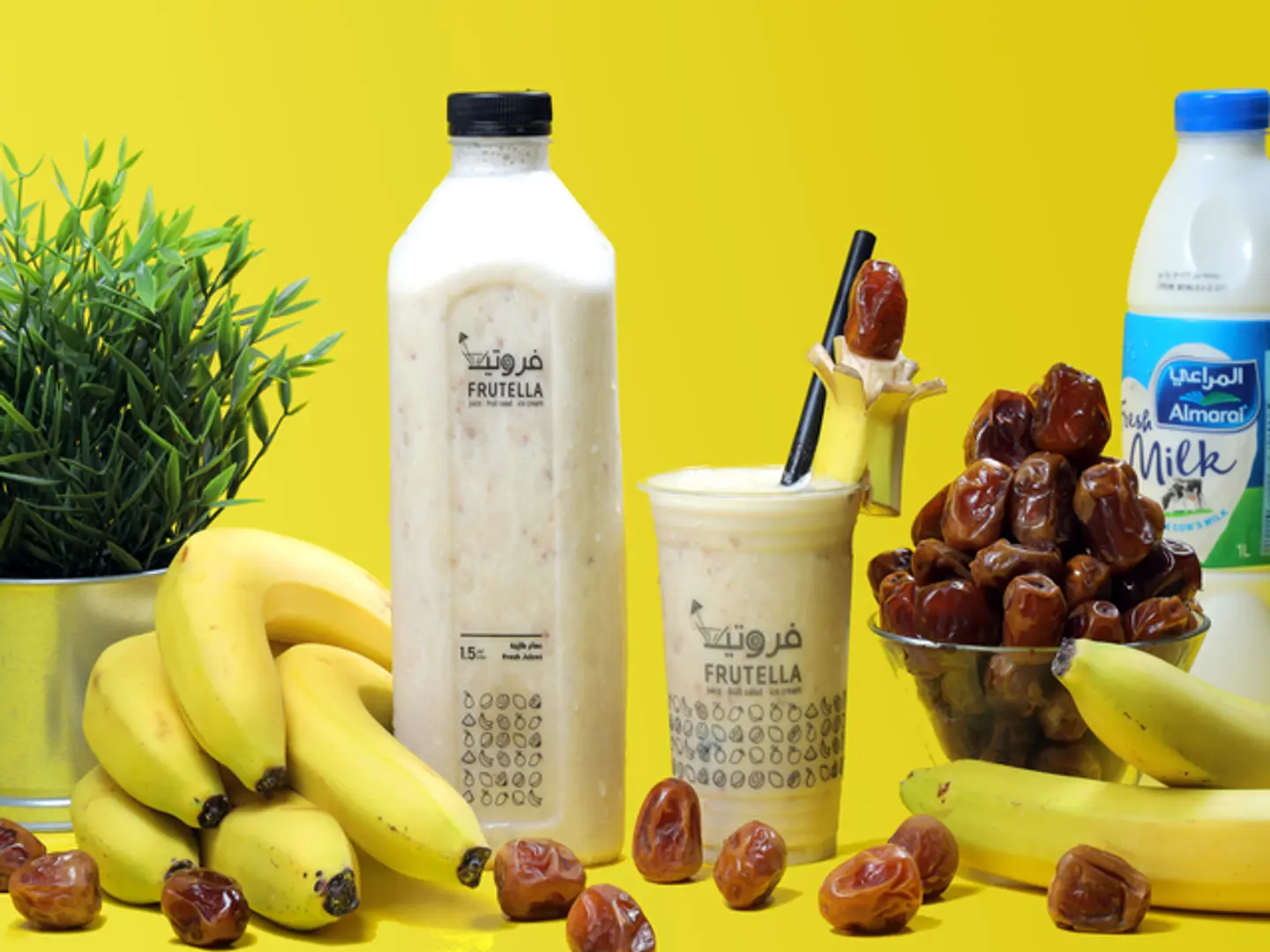 Milk, Banana And Dates Medium