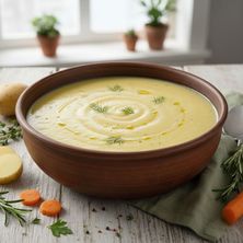 شوربة البطاطس الكريمية