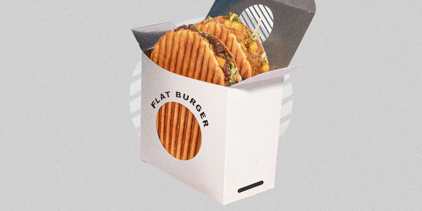 دبل فلات برجر بوكس