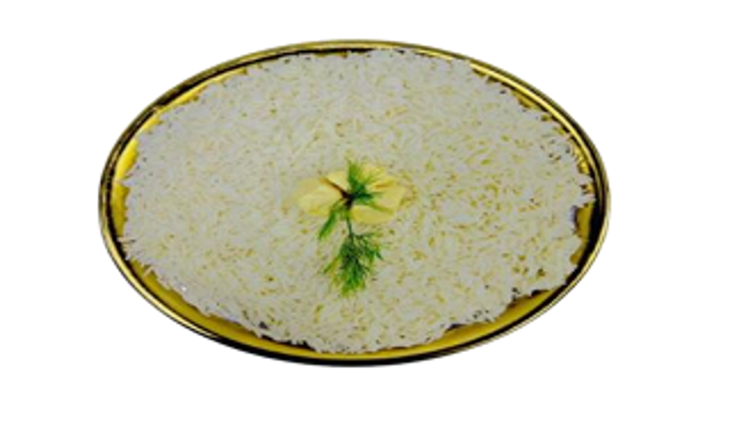 أرز أبيض بالزبده