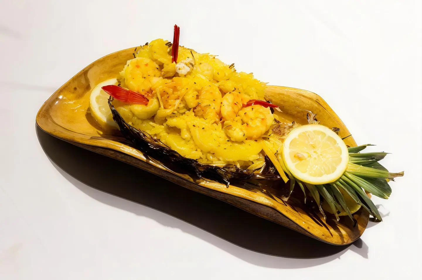 أرز أناناس بالجمبري