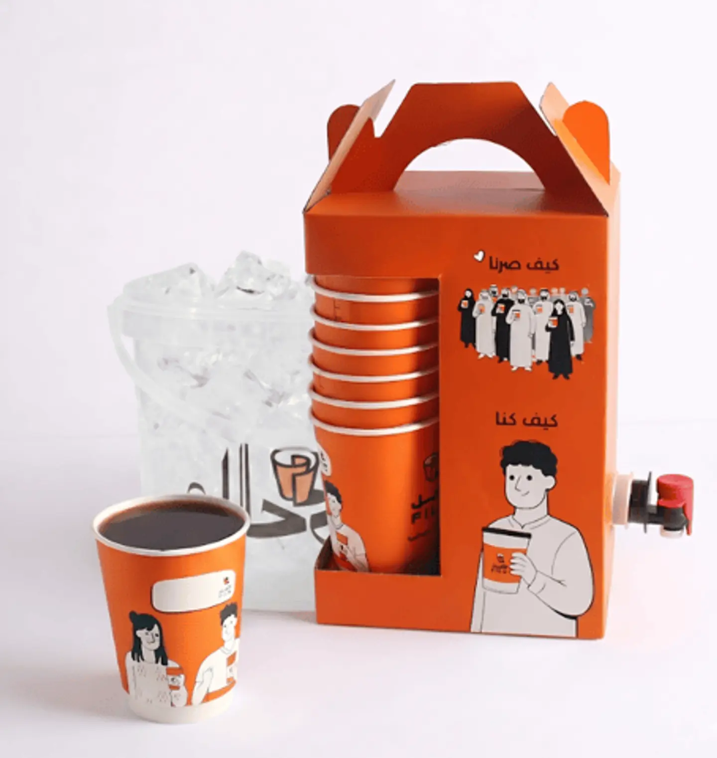 بوكس قهوة اليوم باردة ٢ لتر