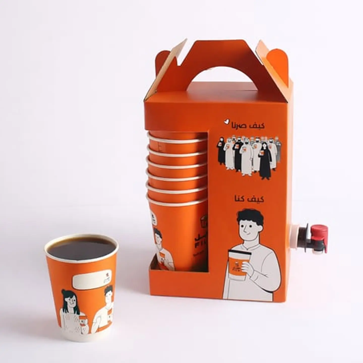 بوكس قهوة اليوم حارة ٢ لتر