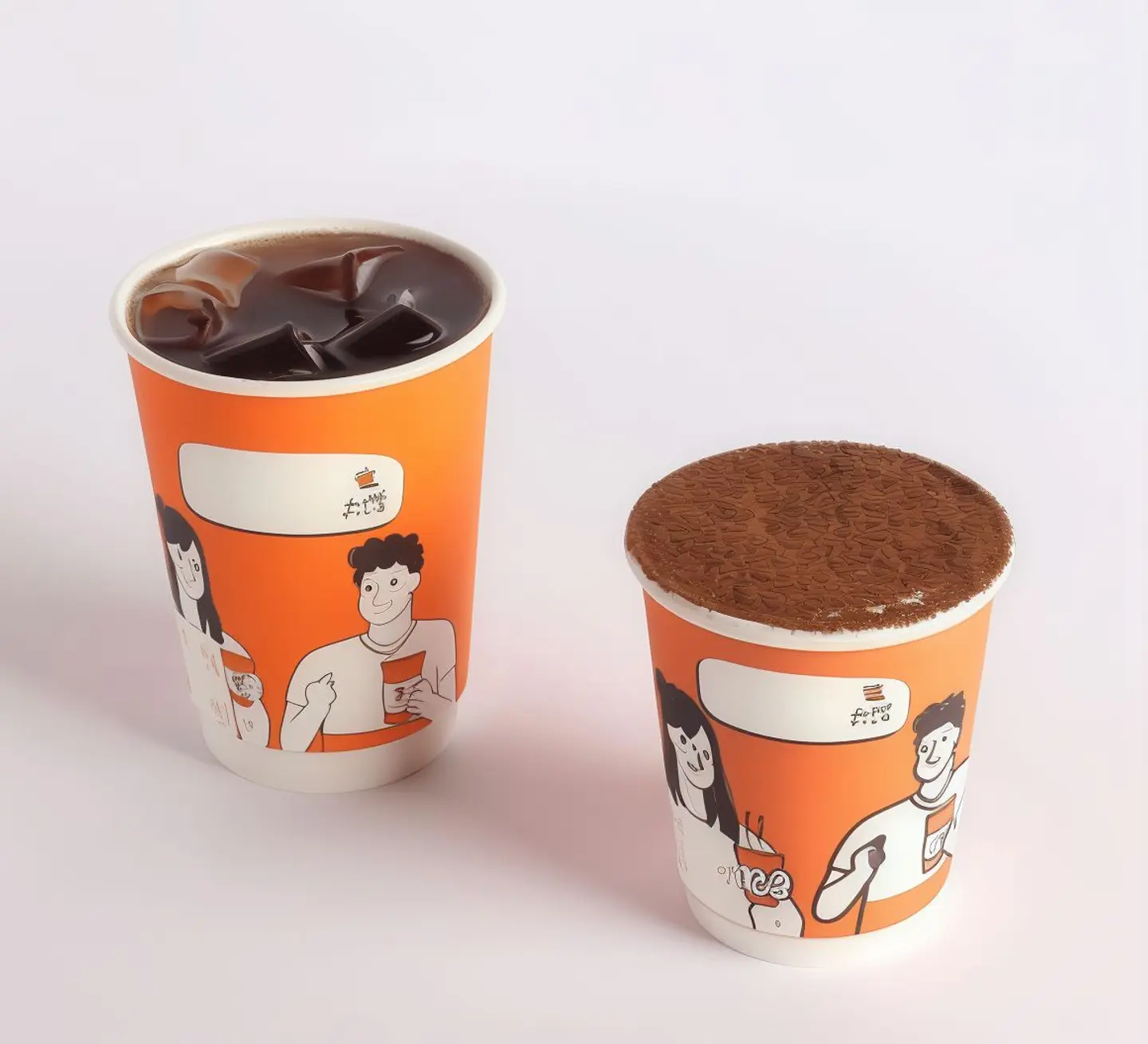 ١ قهوة اليوم باردة + ١ تراميسيو