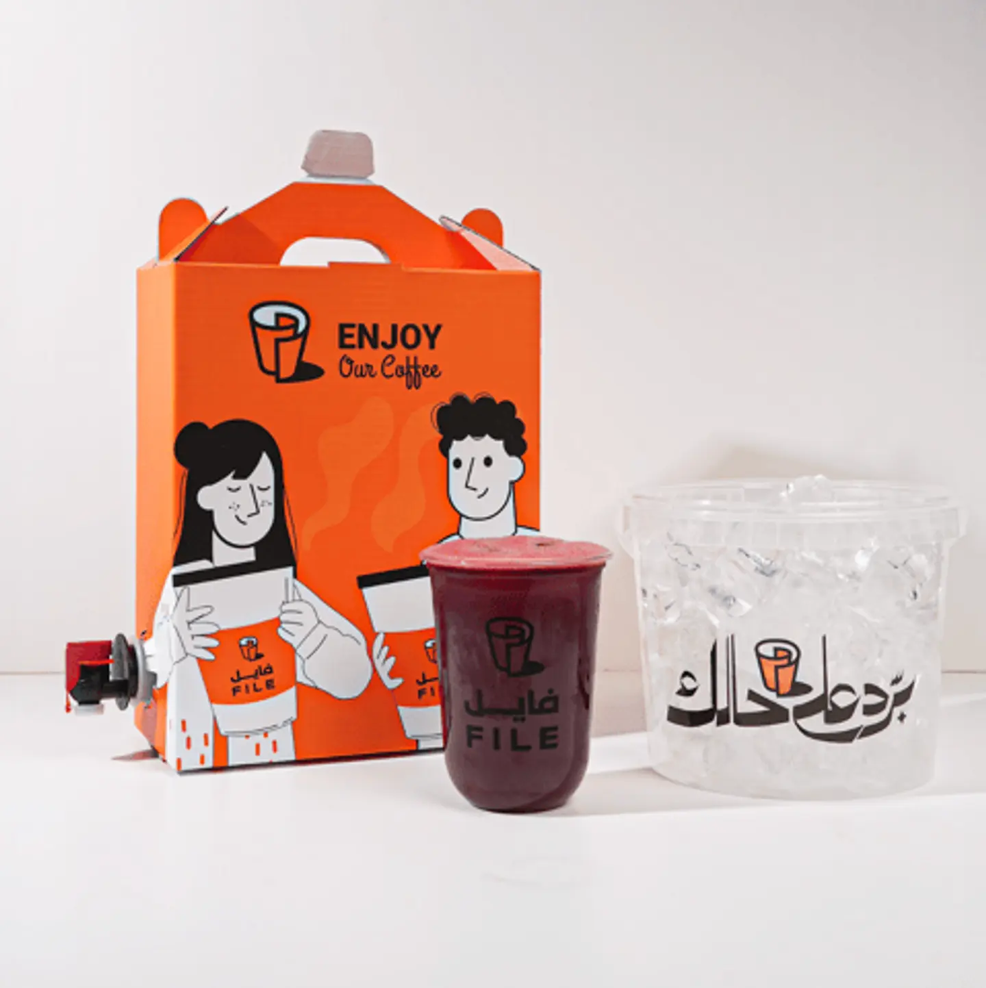 بوكس الكركديه المثلج ٢ لتر