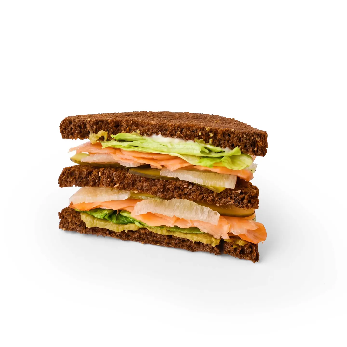 Smoked Salmon Sandwich Small
