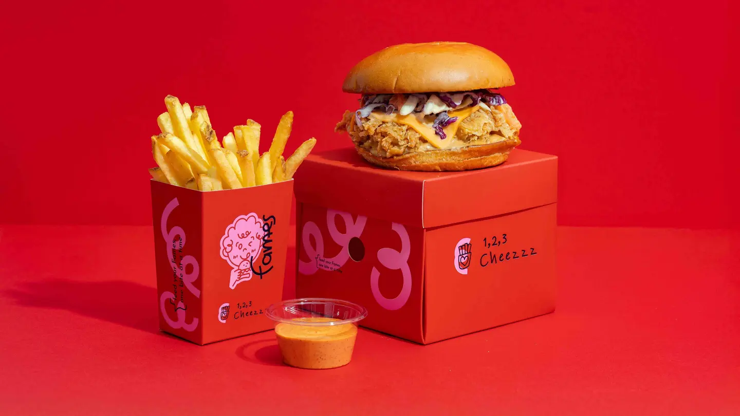 وجبة دجاج مقرمش