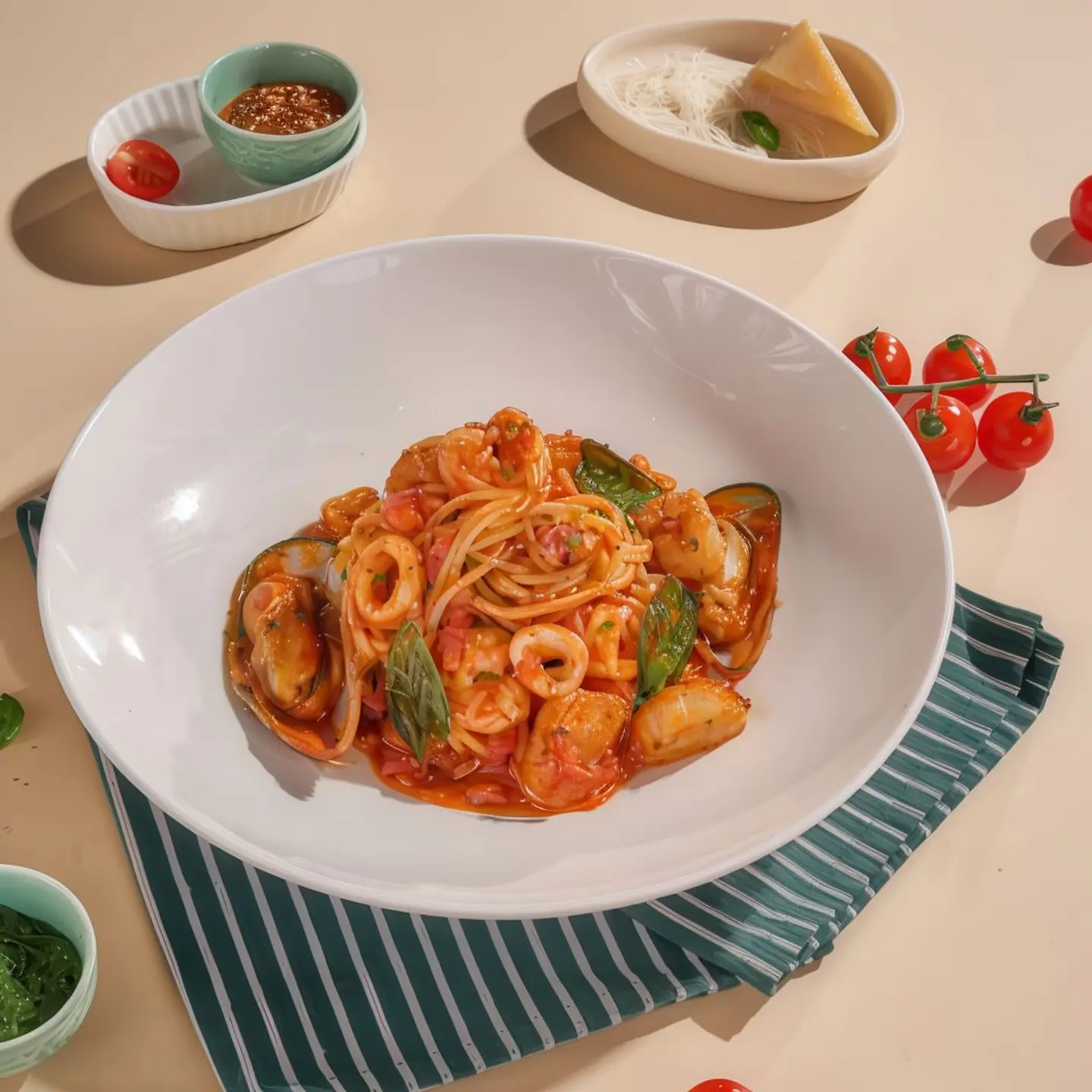 Spaghetti Al Frutti Di Mare