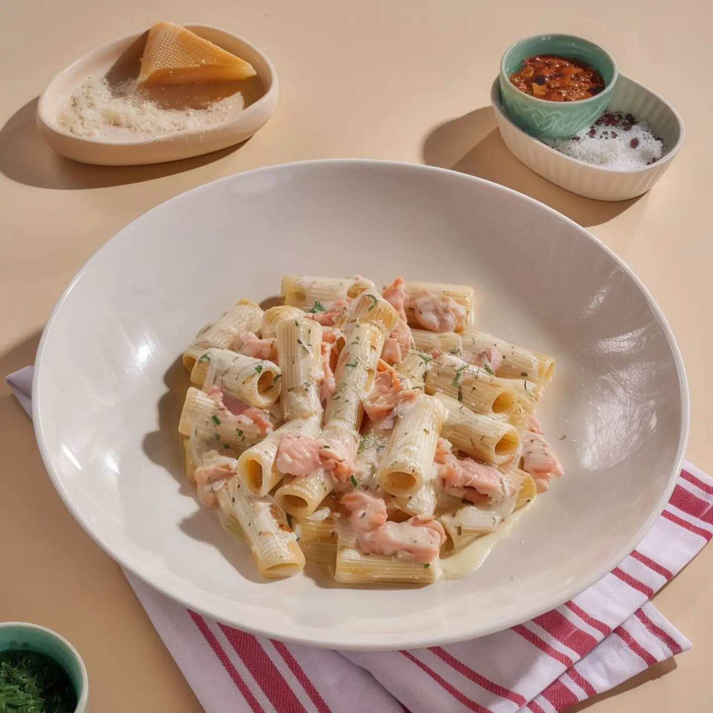 Rigatoni Al Salmone Affumicato