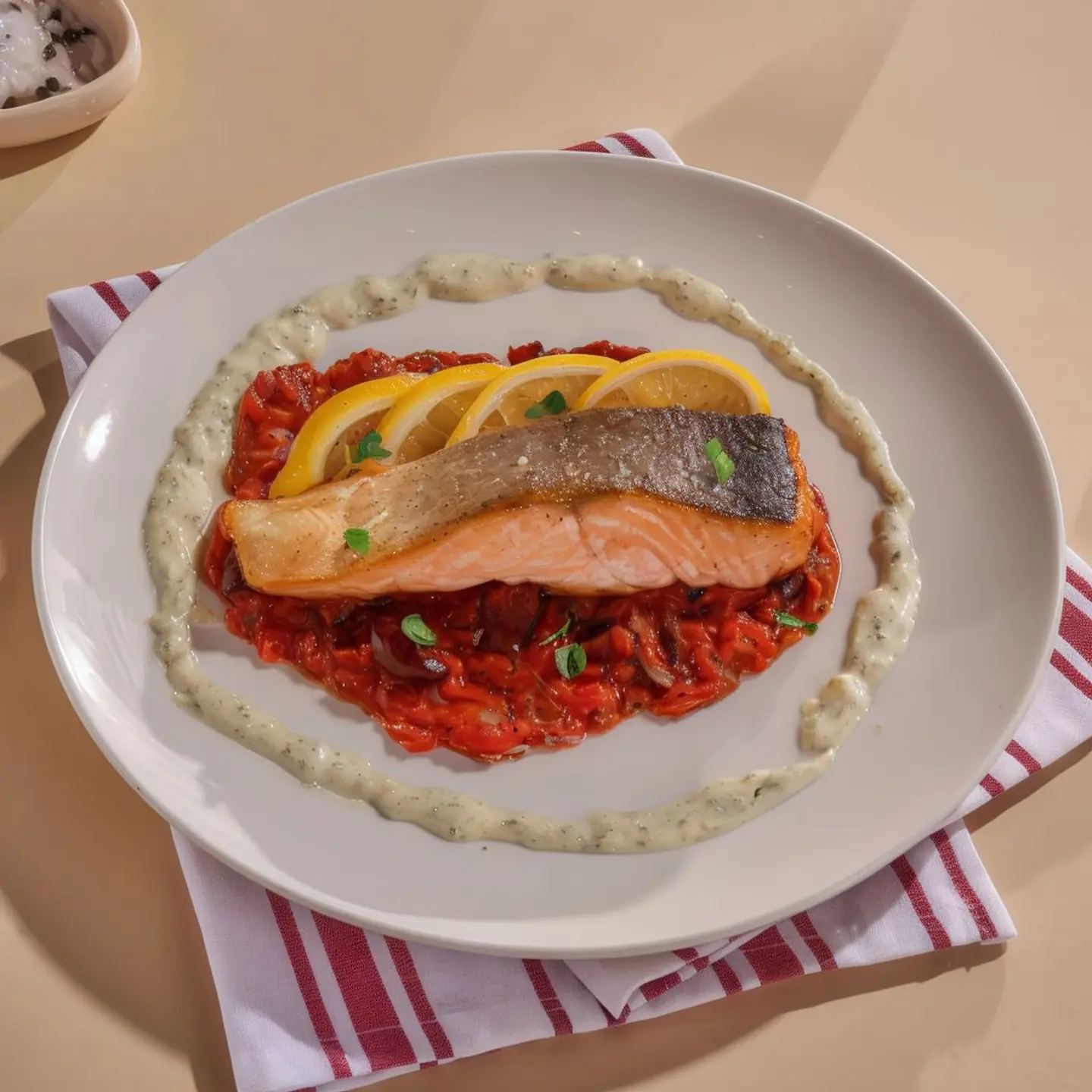 Grilled Filetto Di Salmone