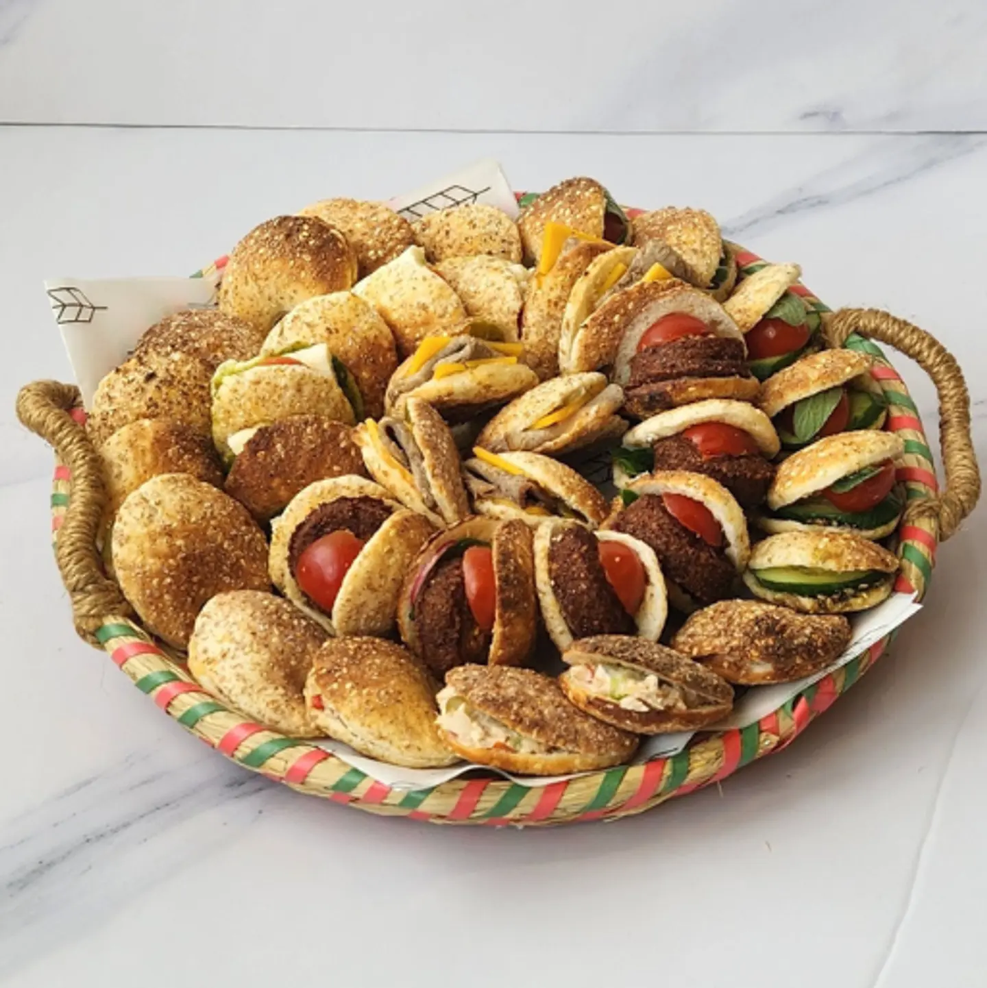 صحن كعك مالح ميني