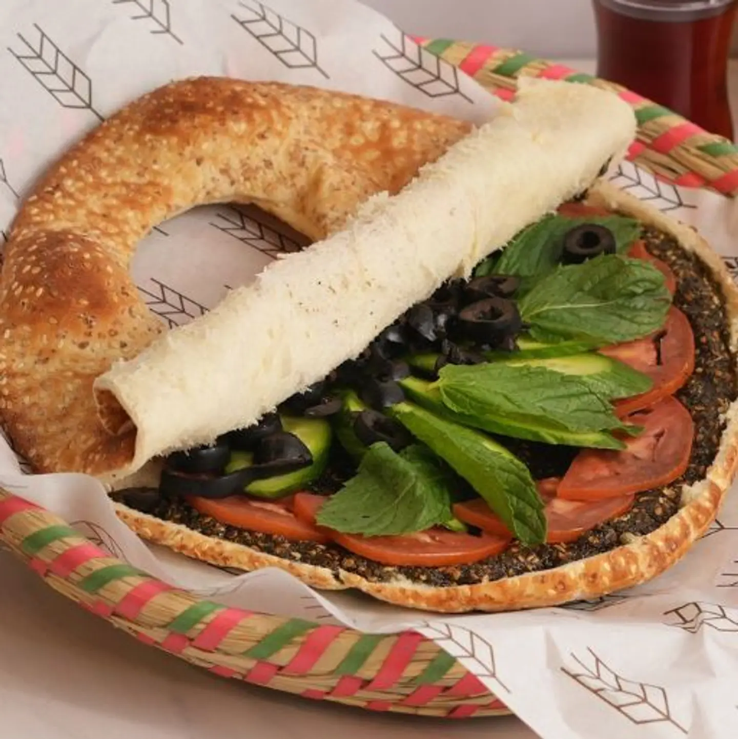 كعكة زعتر