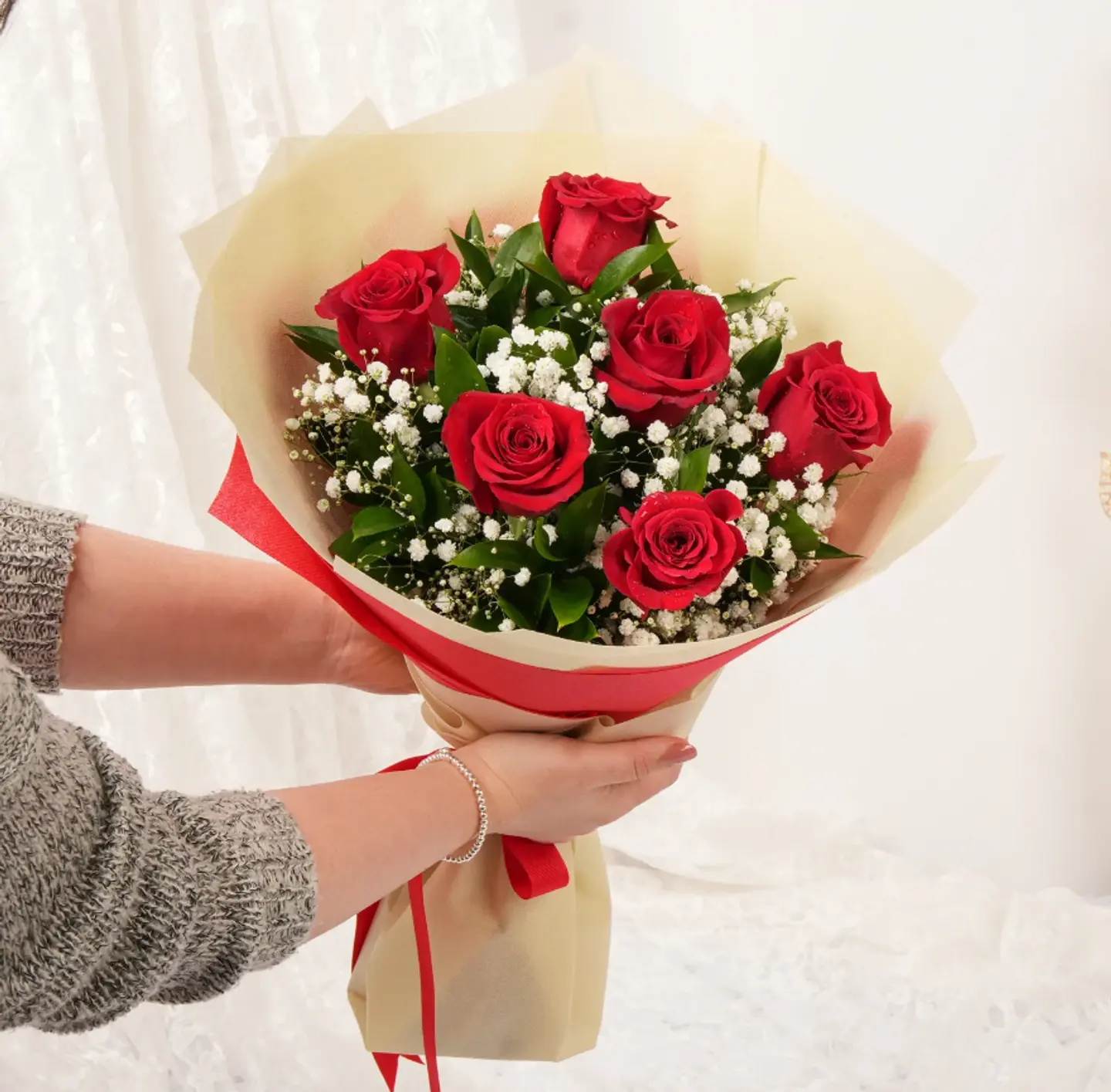 Beauty Of Love Roses Bouquet