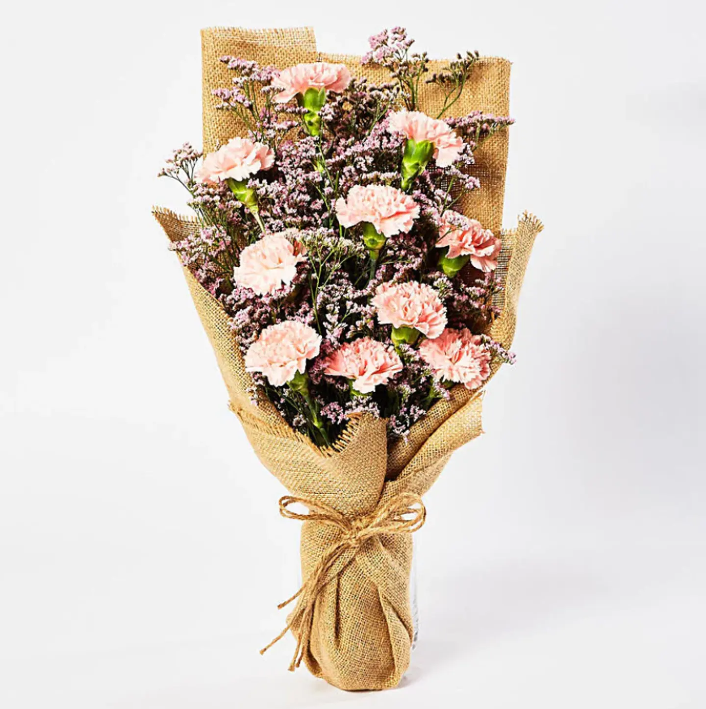Lovely Pink Carnations Bouquet
