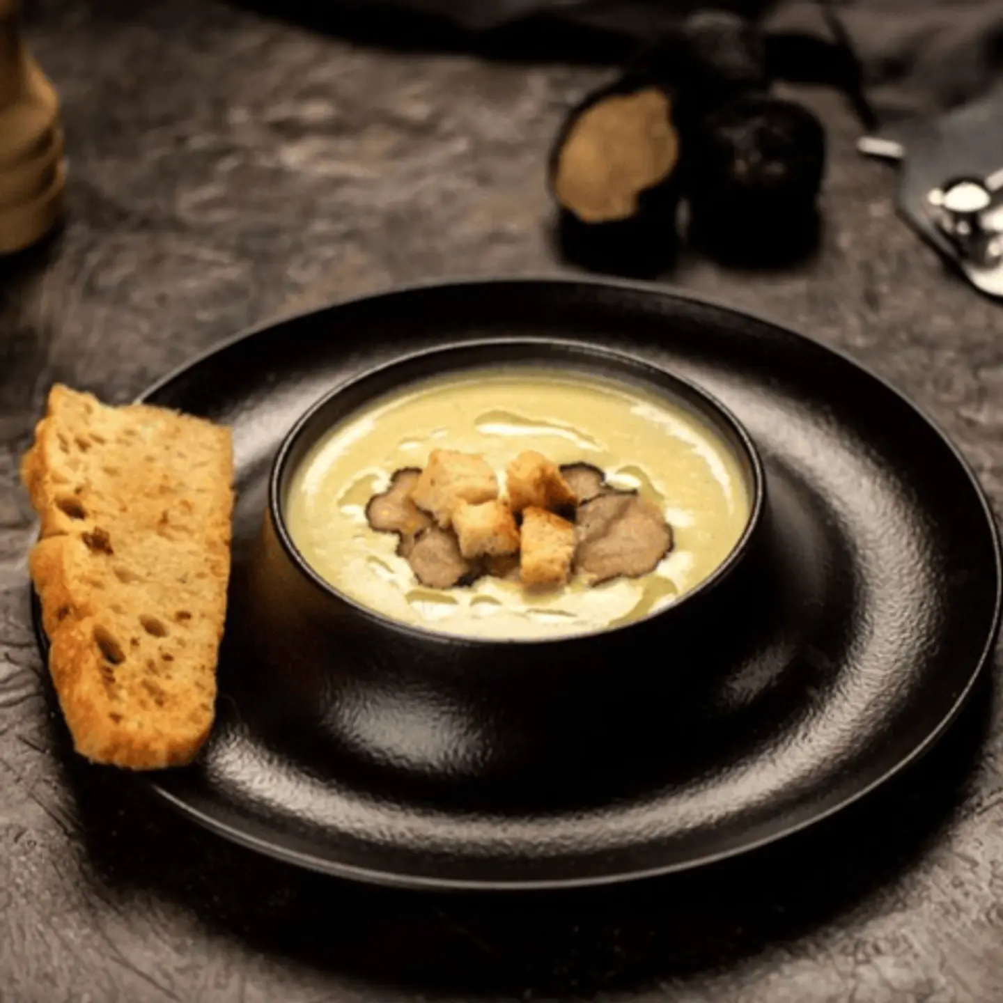 Vellutata Zucchini E Tartufo Fresco