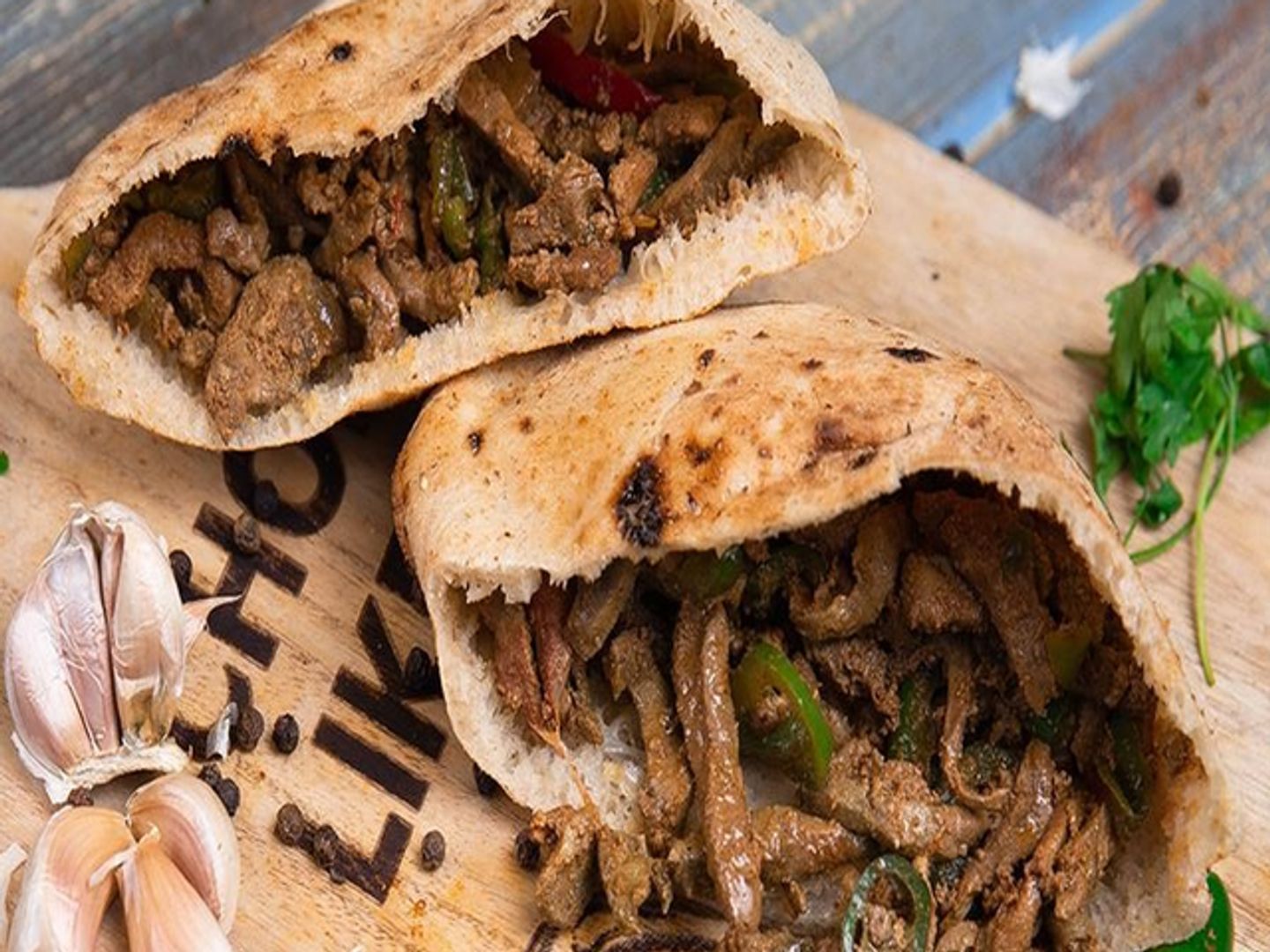 Liver Sandwich With Egyptian Bread