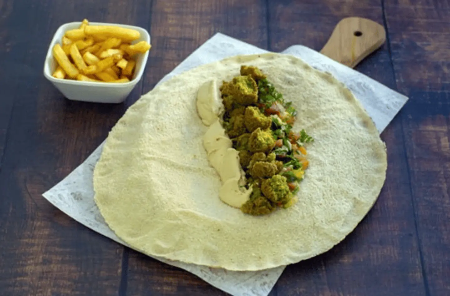 سندوتش فلافل مشكل