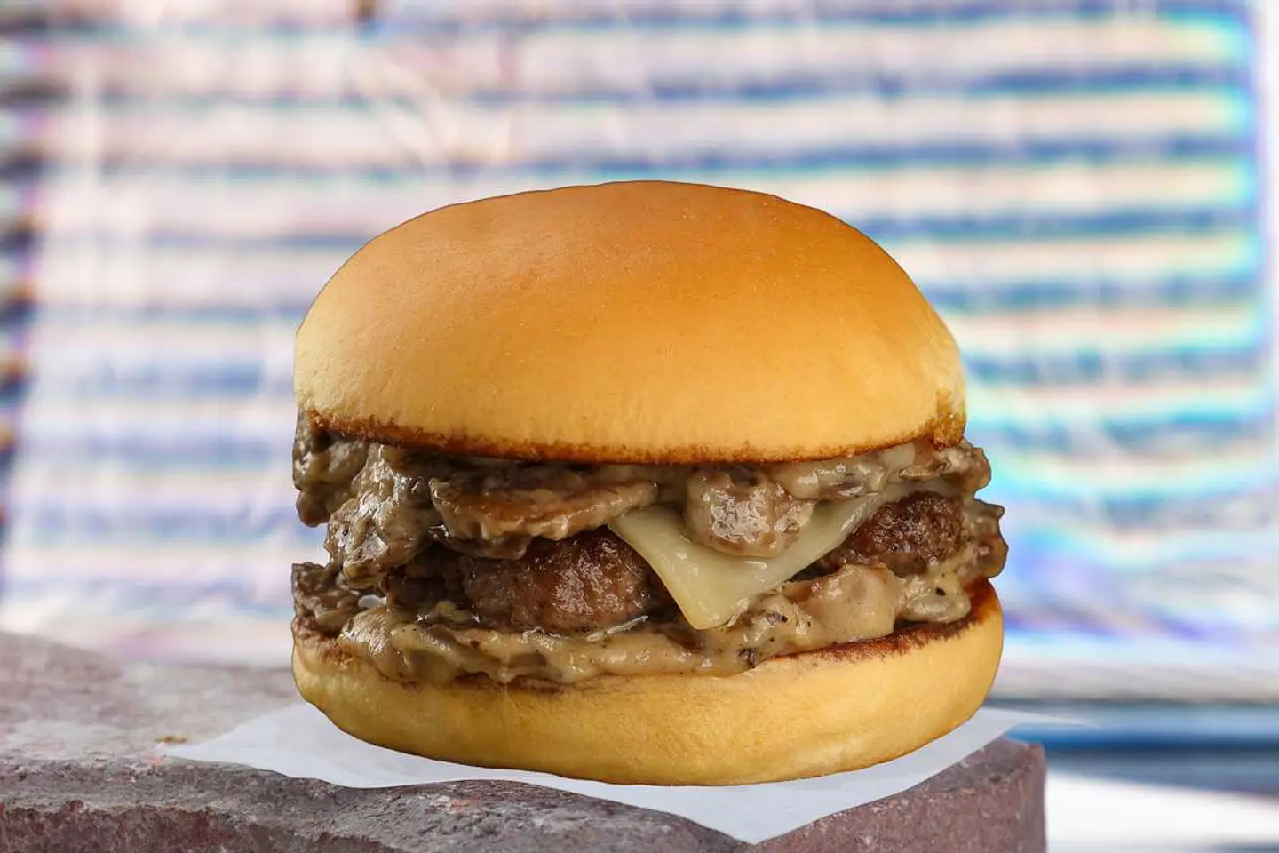 Swiss Shroom Burger
