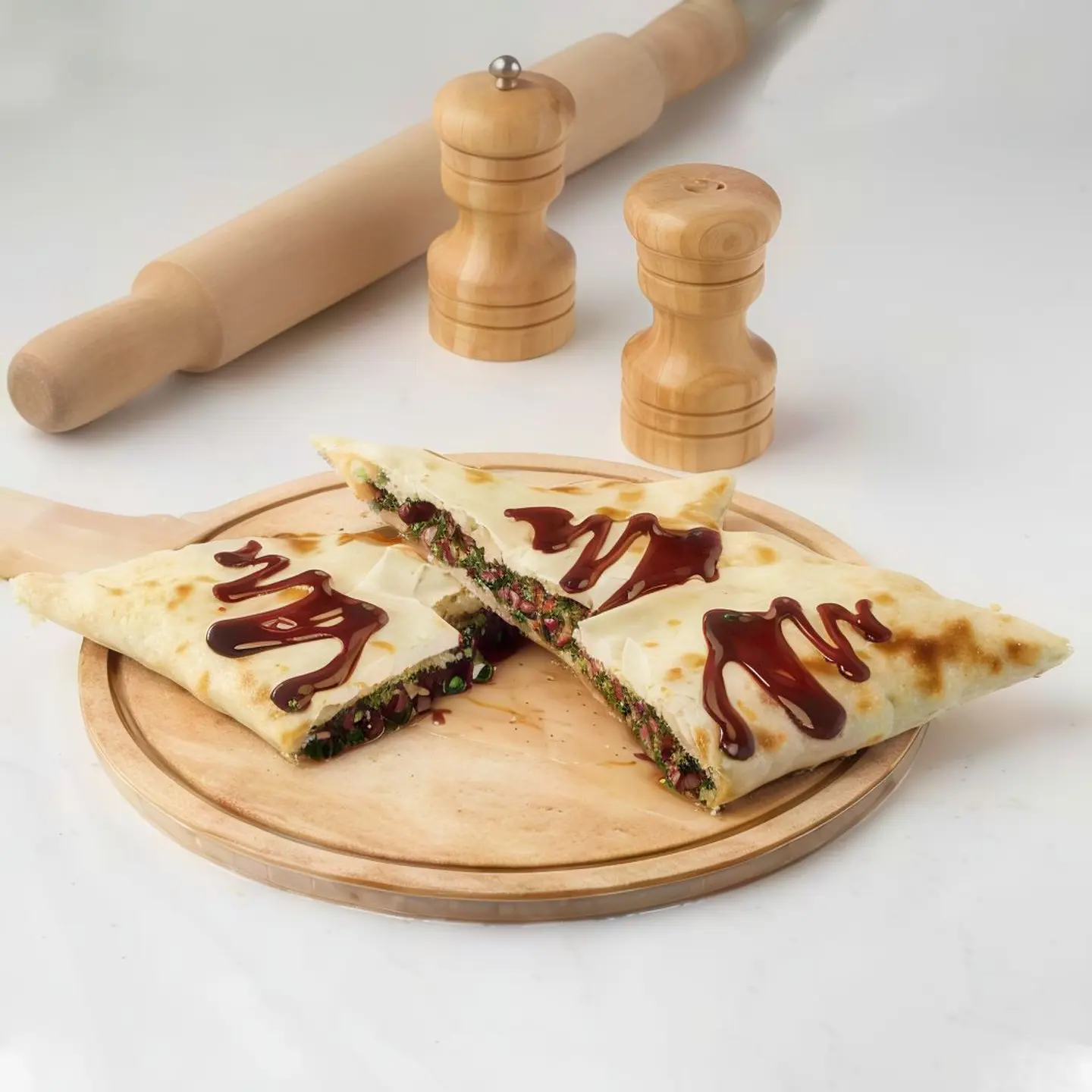 Spinach With Pomegranate Molasses Pie