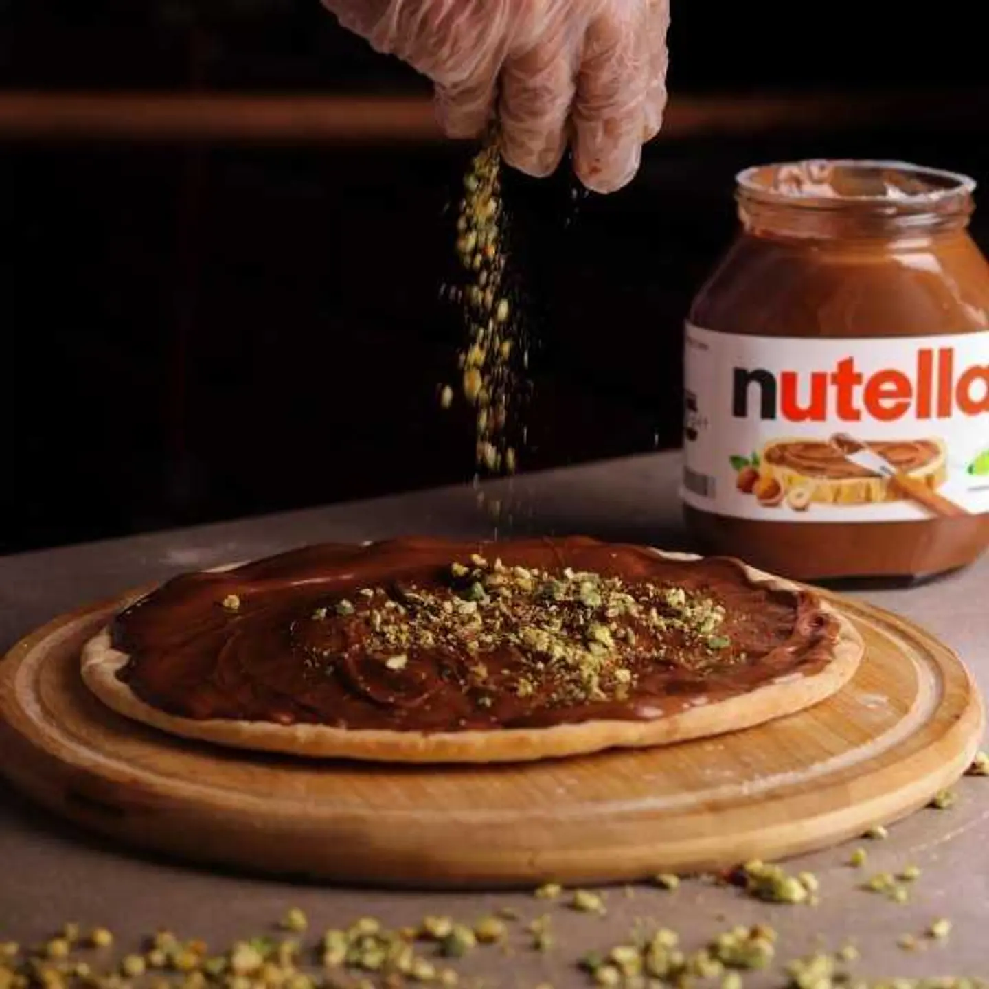Nutella Pistachio Manaqushah