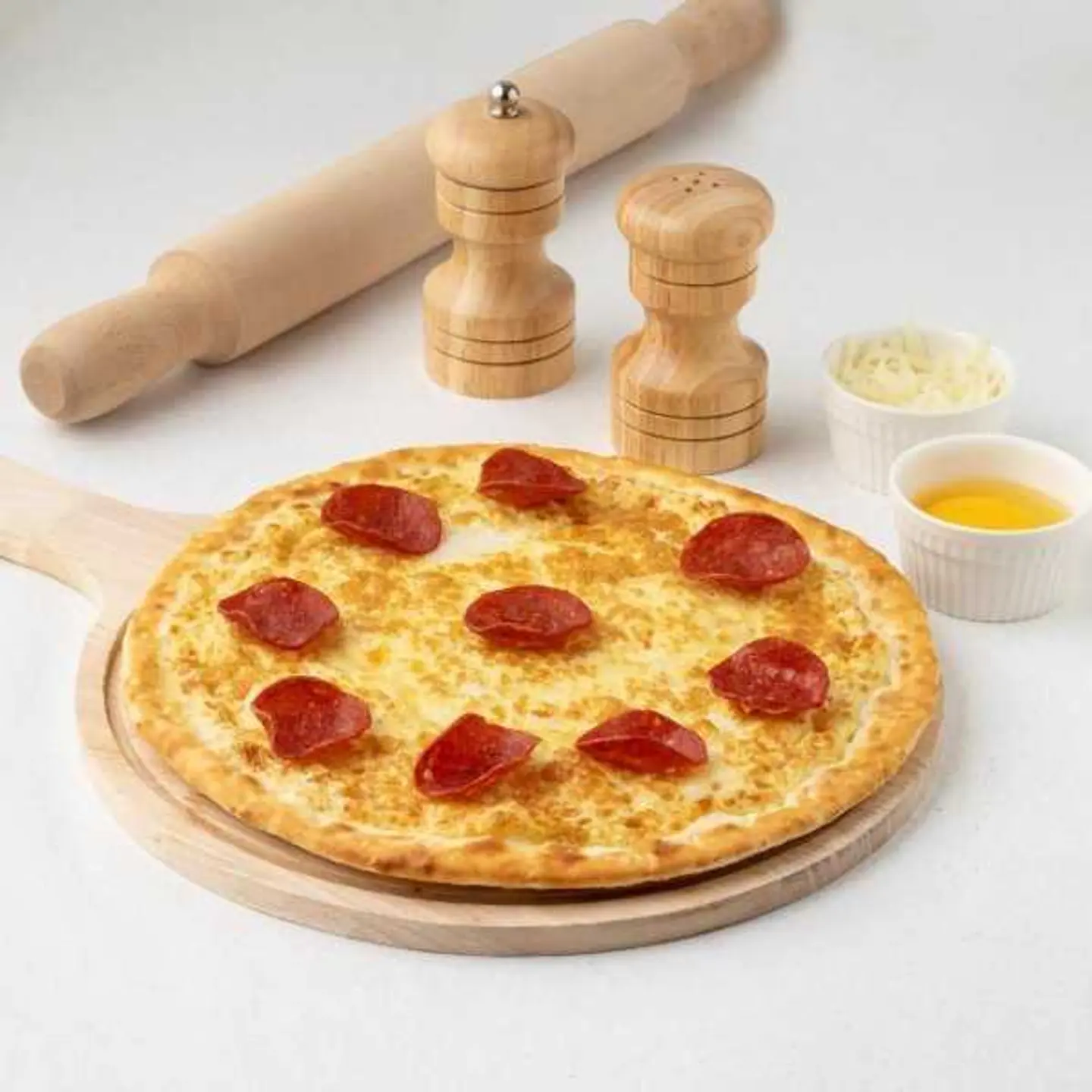 Egg With Pepperoni Manaqushah