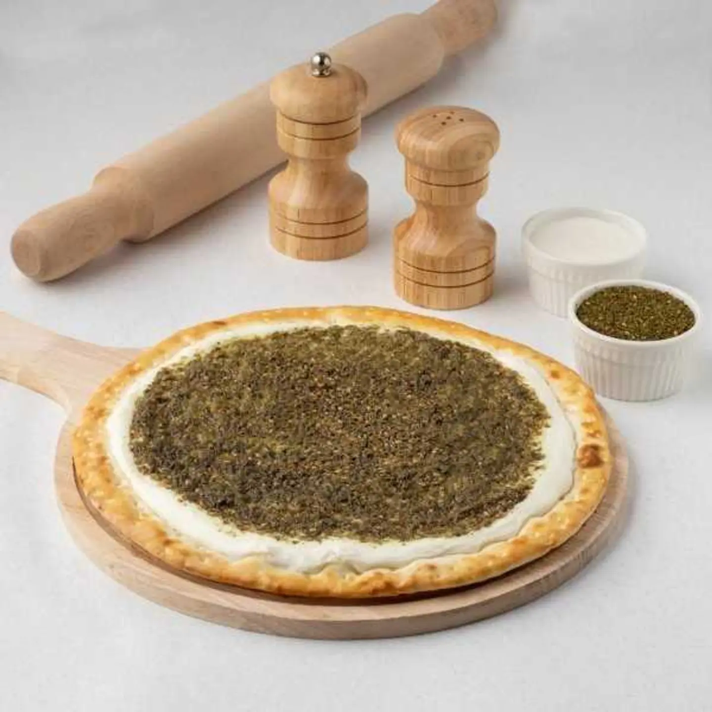 منقوشة لبنة زعتر