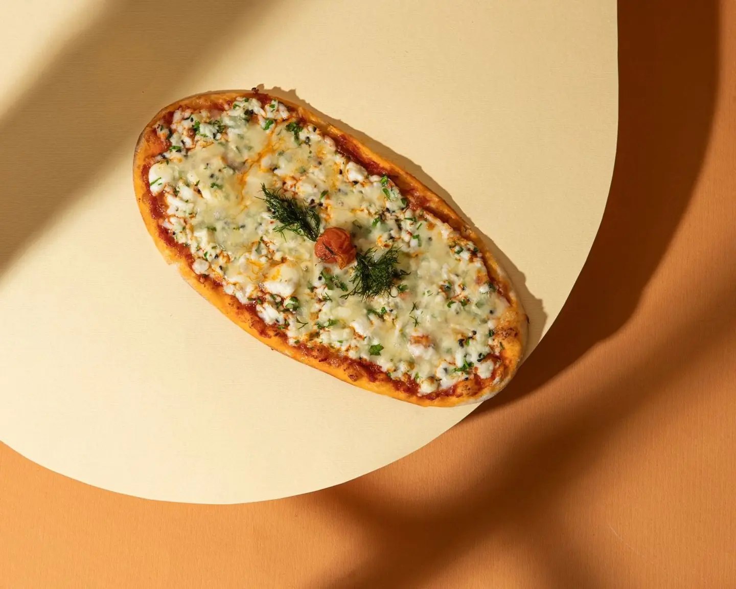 Mix Of Cheeses With Muhammara