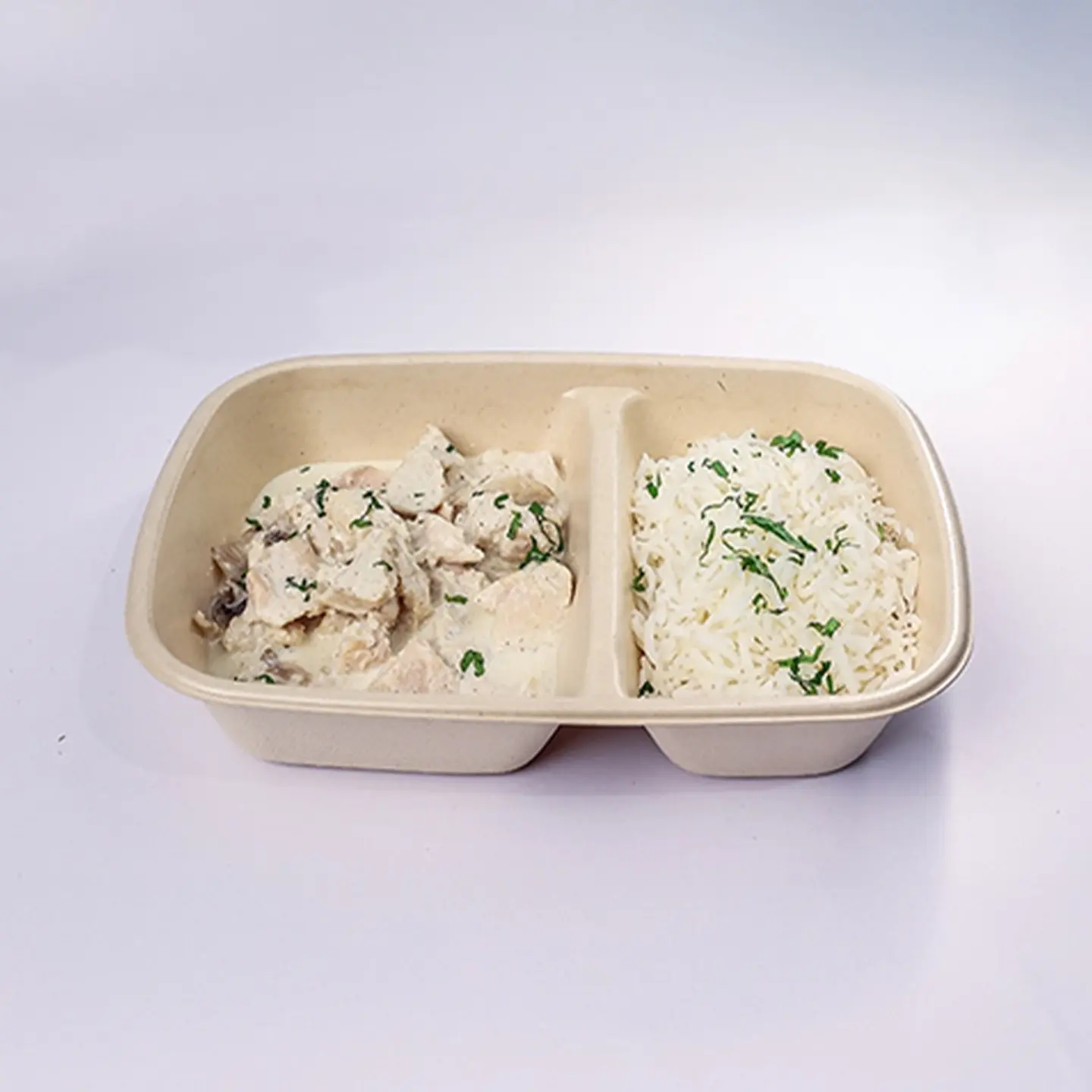 دجاج بالمشروم والكريمة