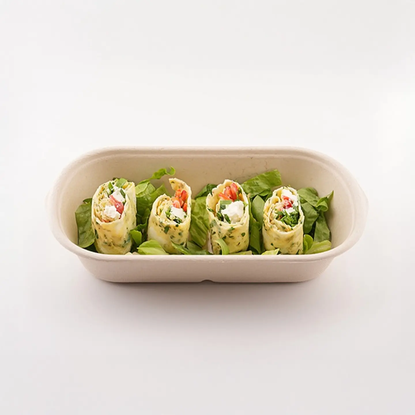 أومليت السبانخ