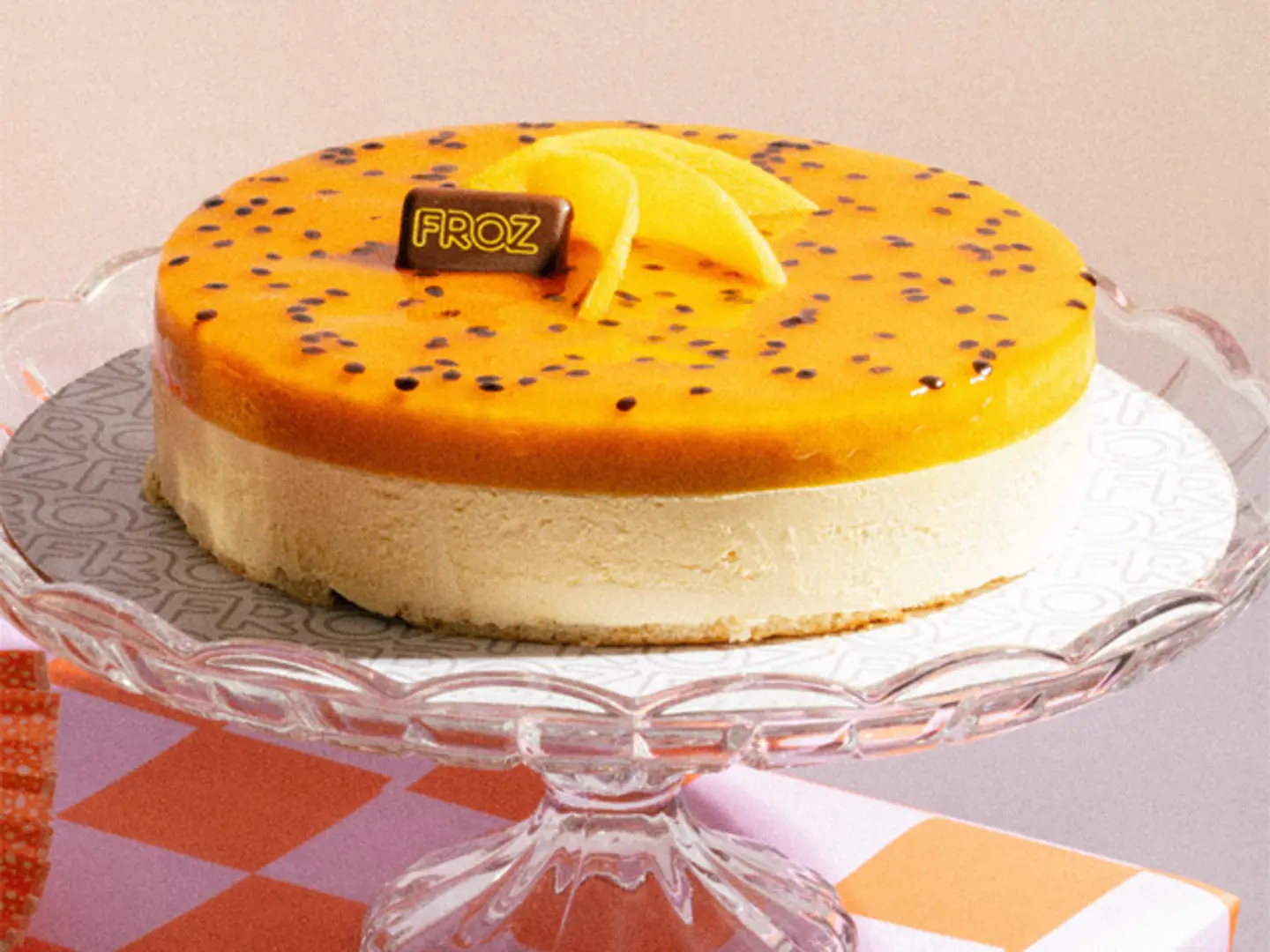 Mango & Passion Fruit Cake