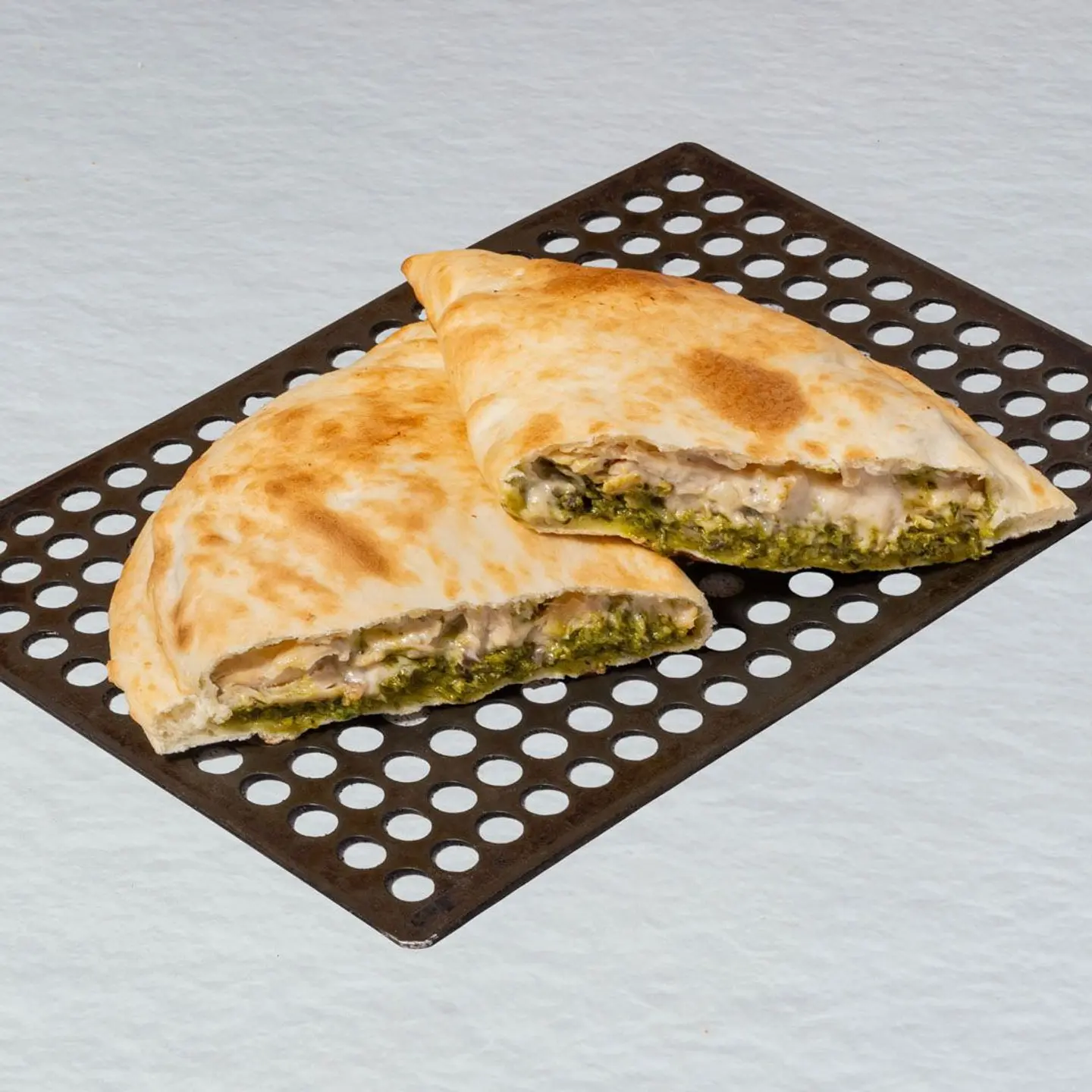 Chicken Pesto Alfredo Fatayer