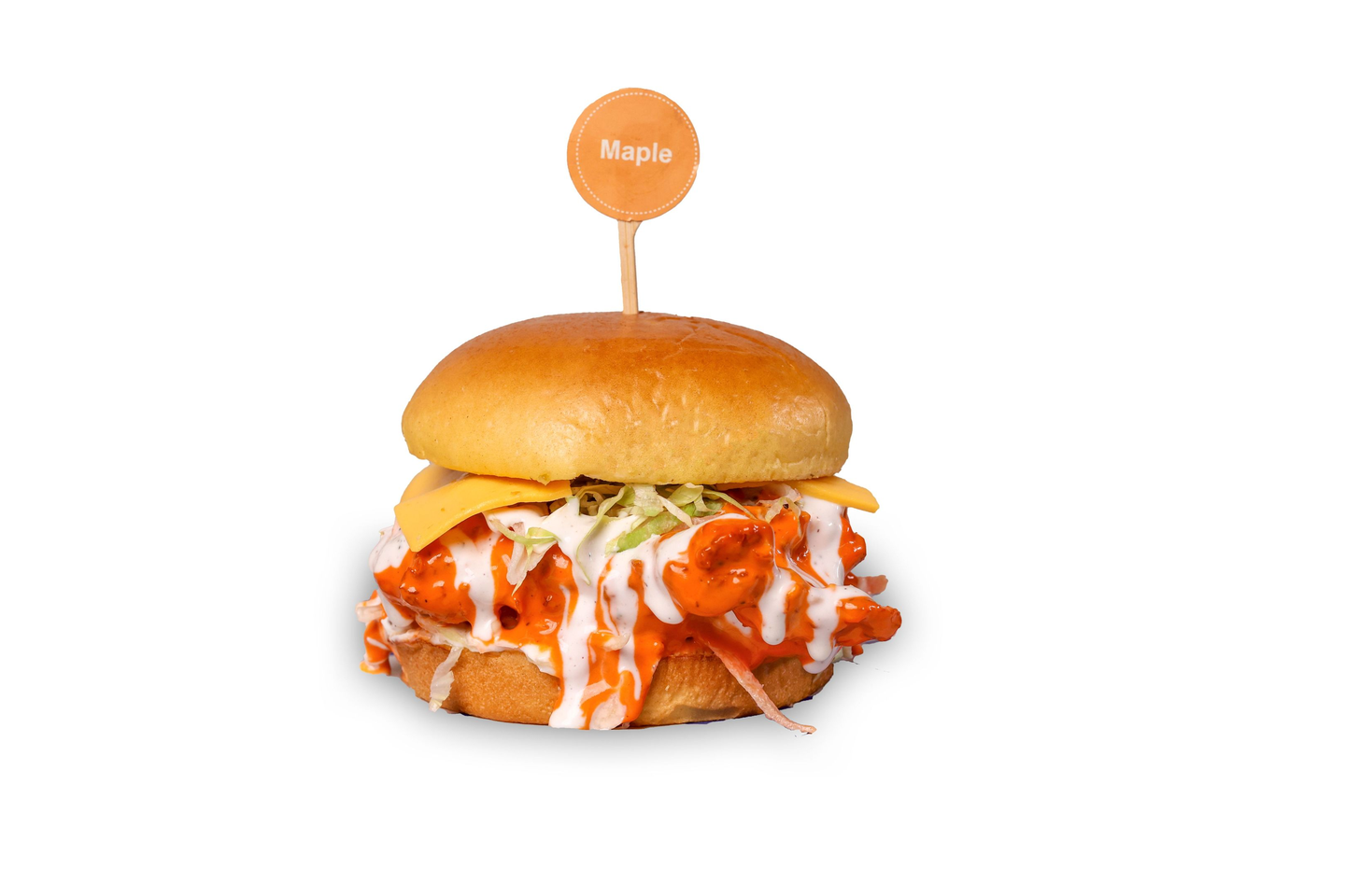 Maple Sriracha Chicken Burger